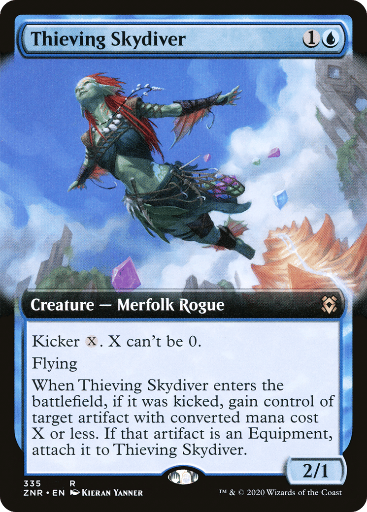 Thieving Skydiver — Zendikar Rising — Magic: The Gathering