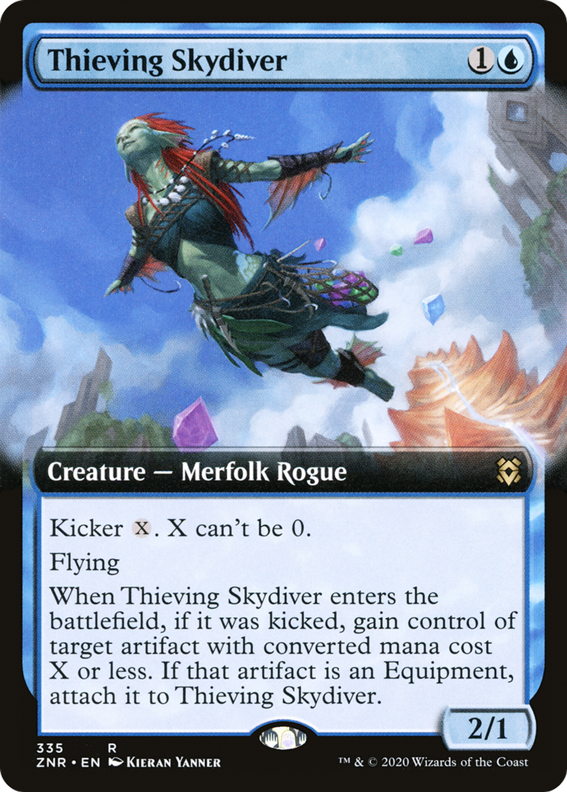 Thieving Skydiver — Zendikar Rising — Magic: The Gathering