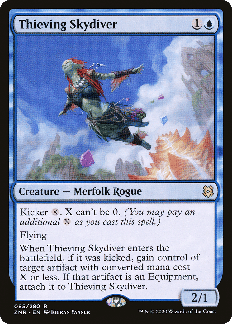 Thieving Skydiver — Zendikar Rising — Magic: The Gathering