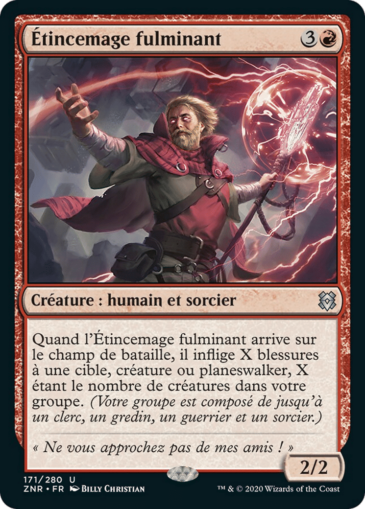 Étincemage fulminant — Zendikar Rising — Magic: The Gathering