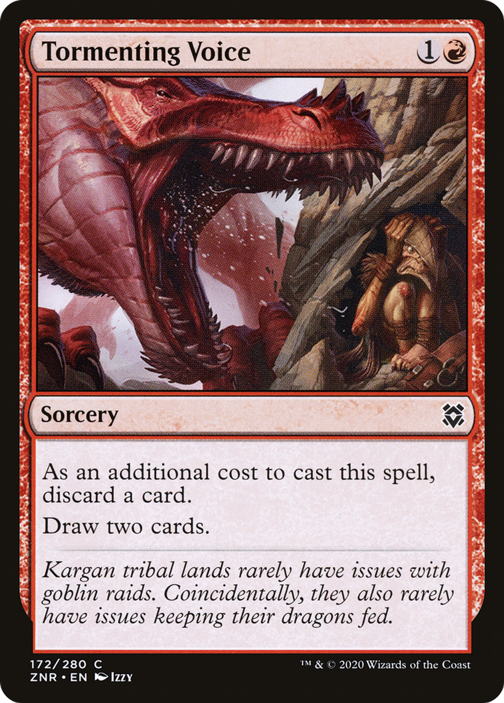 Tormenting Voice — Zendikar Rising — Magic: The Gathering