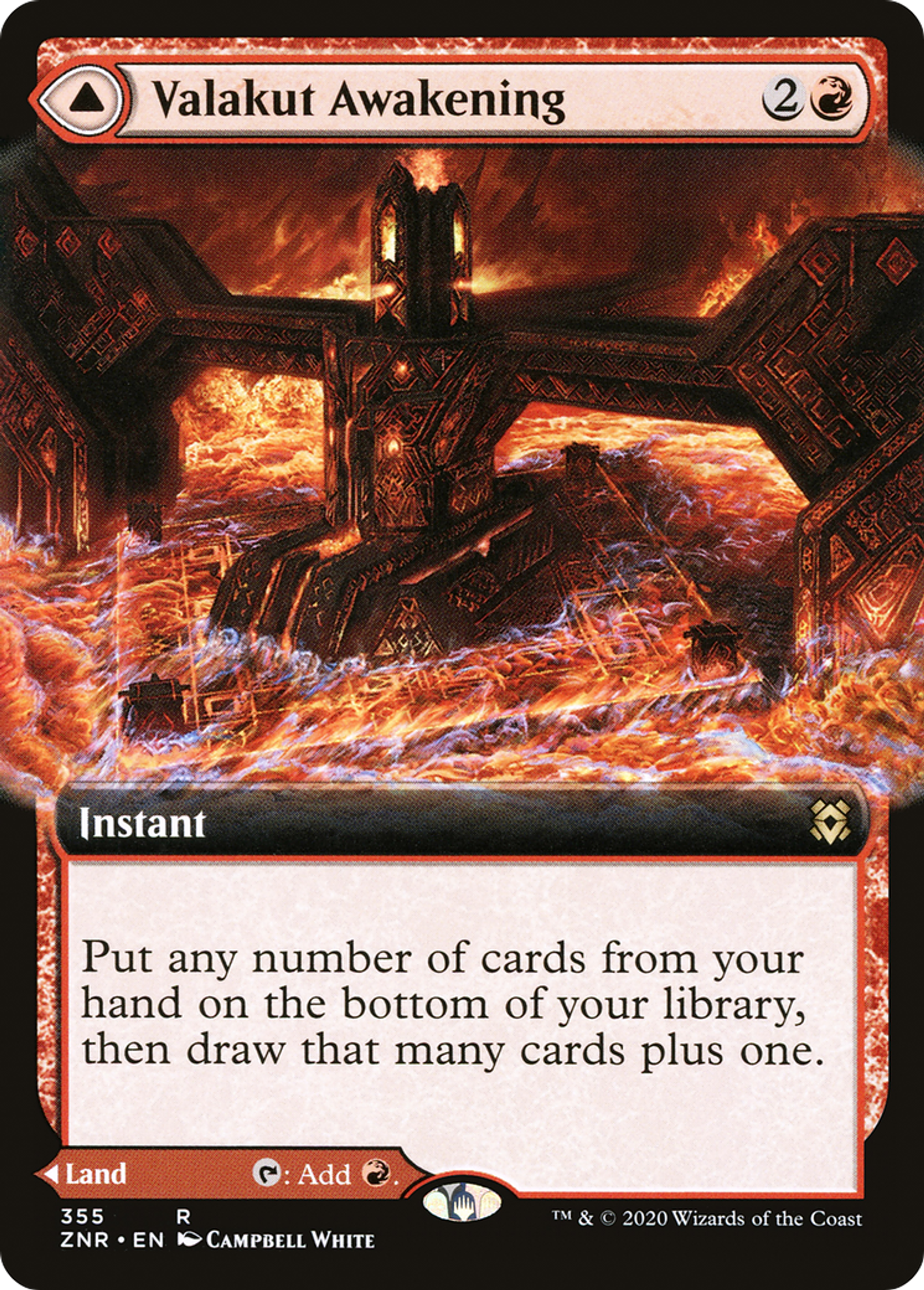Valakut Awakening // Valakut Stoneforge — Zendikar Rising — Magic: The Gathering