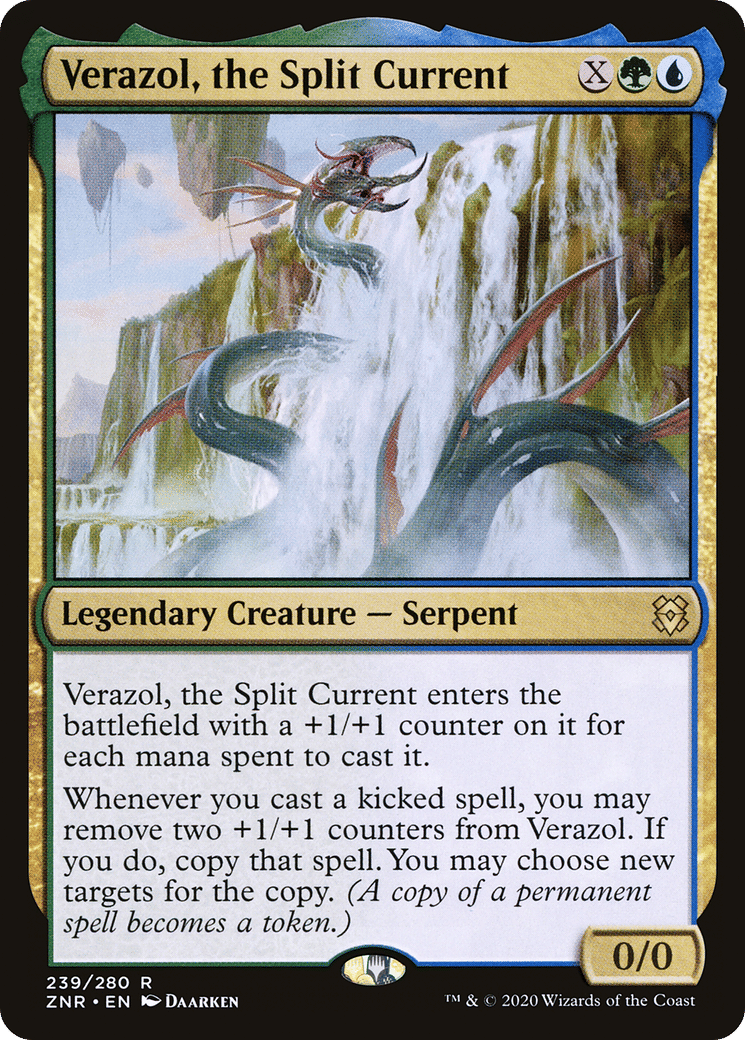Verazol, the Split Current — Zendikar Rising — Magic: The Gathering