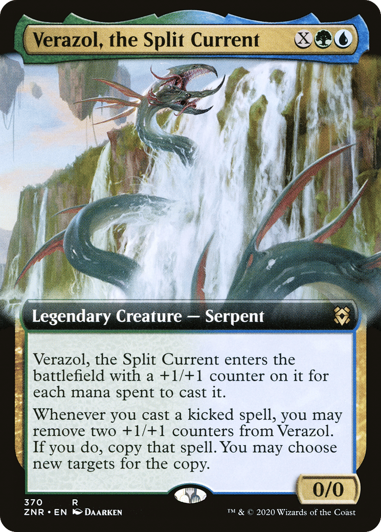 Verazol, the Split Current — Zendikar Rising — Magic: The Gathering
