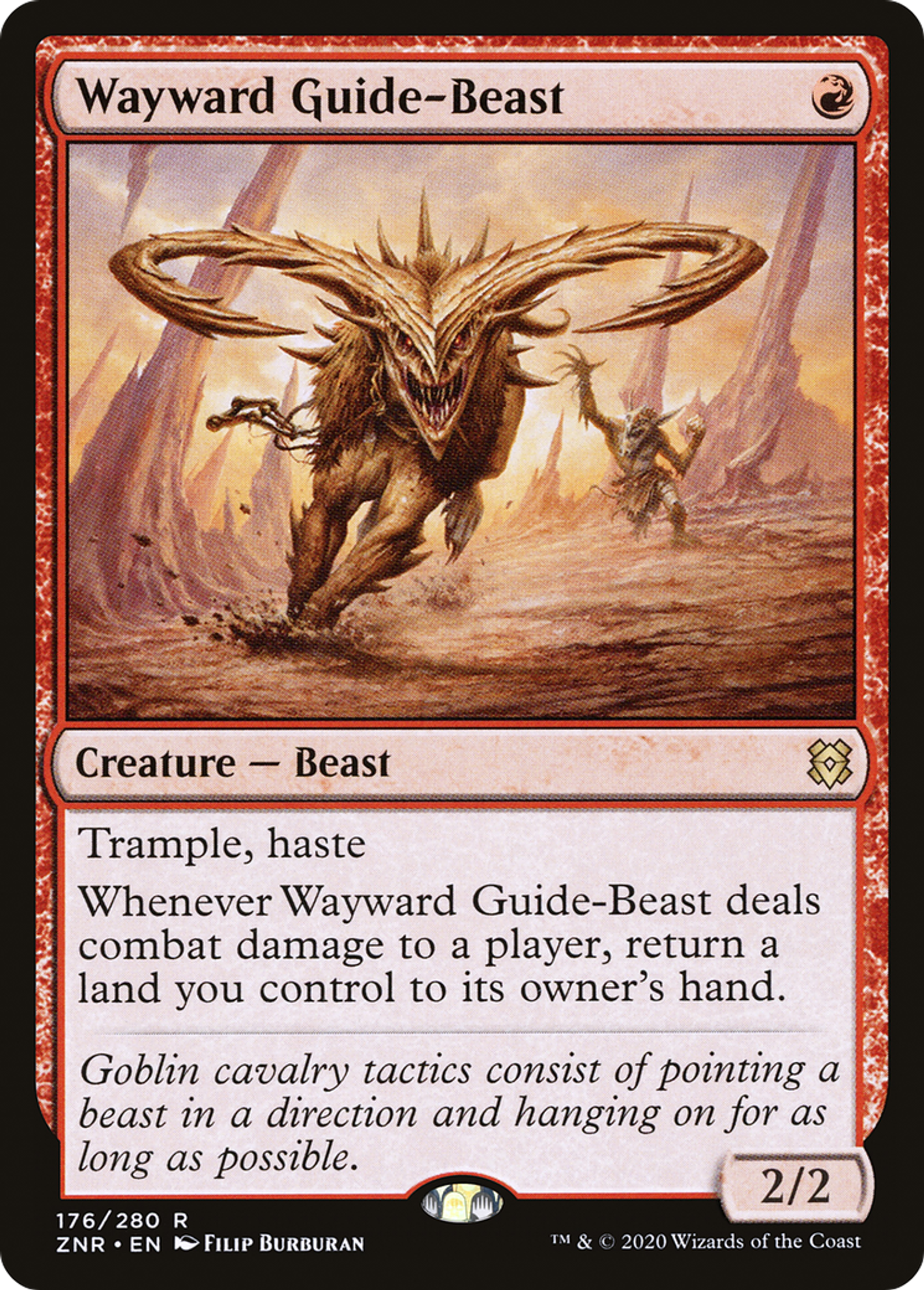 Wayward Guide-Beast — Zendikar Rising — Magic: The Gathering