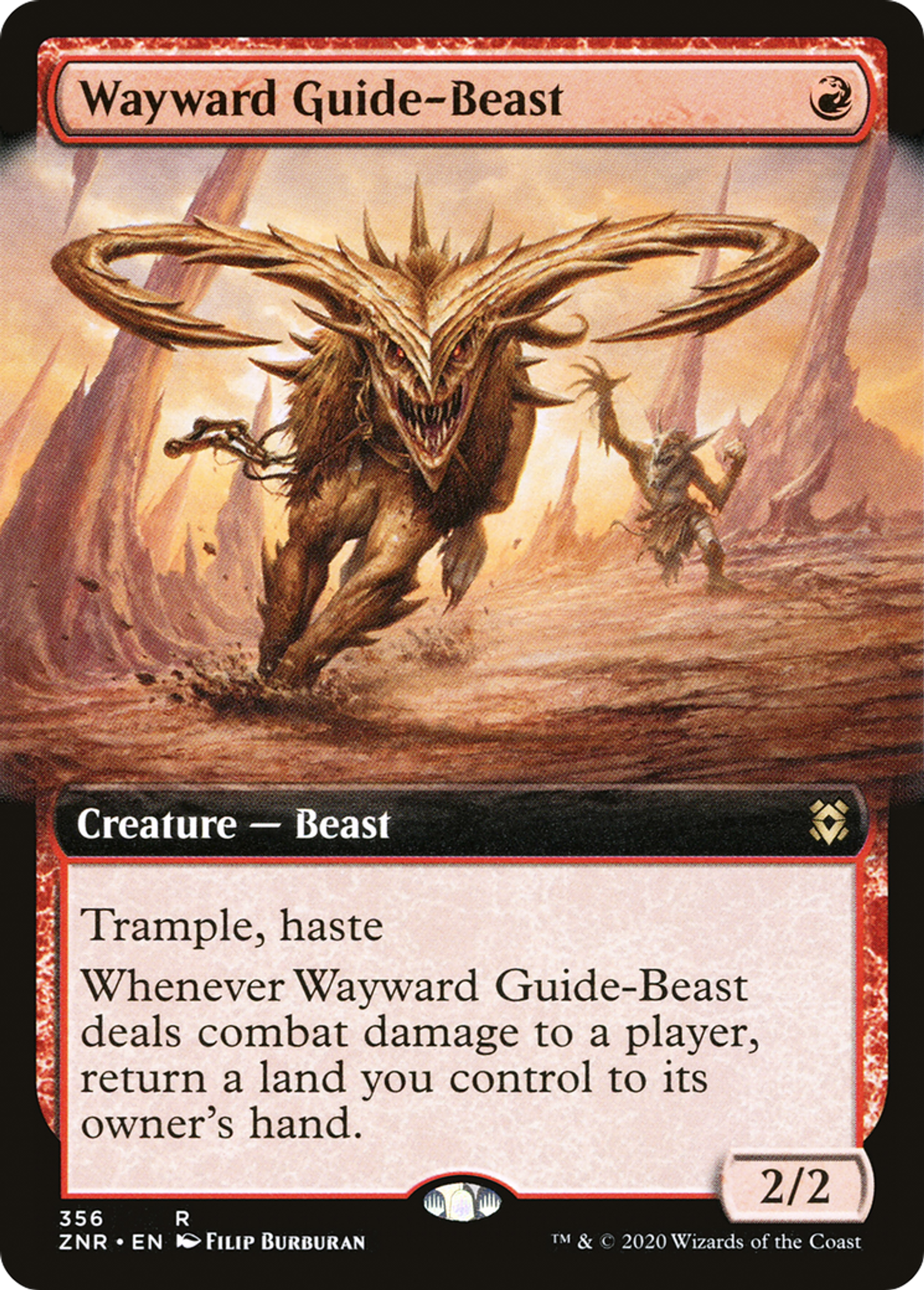 Wayward Guide-Beast — Zendikar Rising — Magic: The Gathering