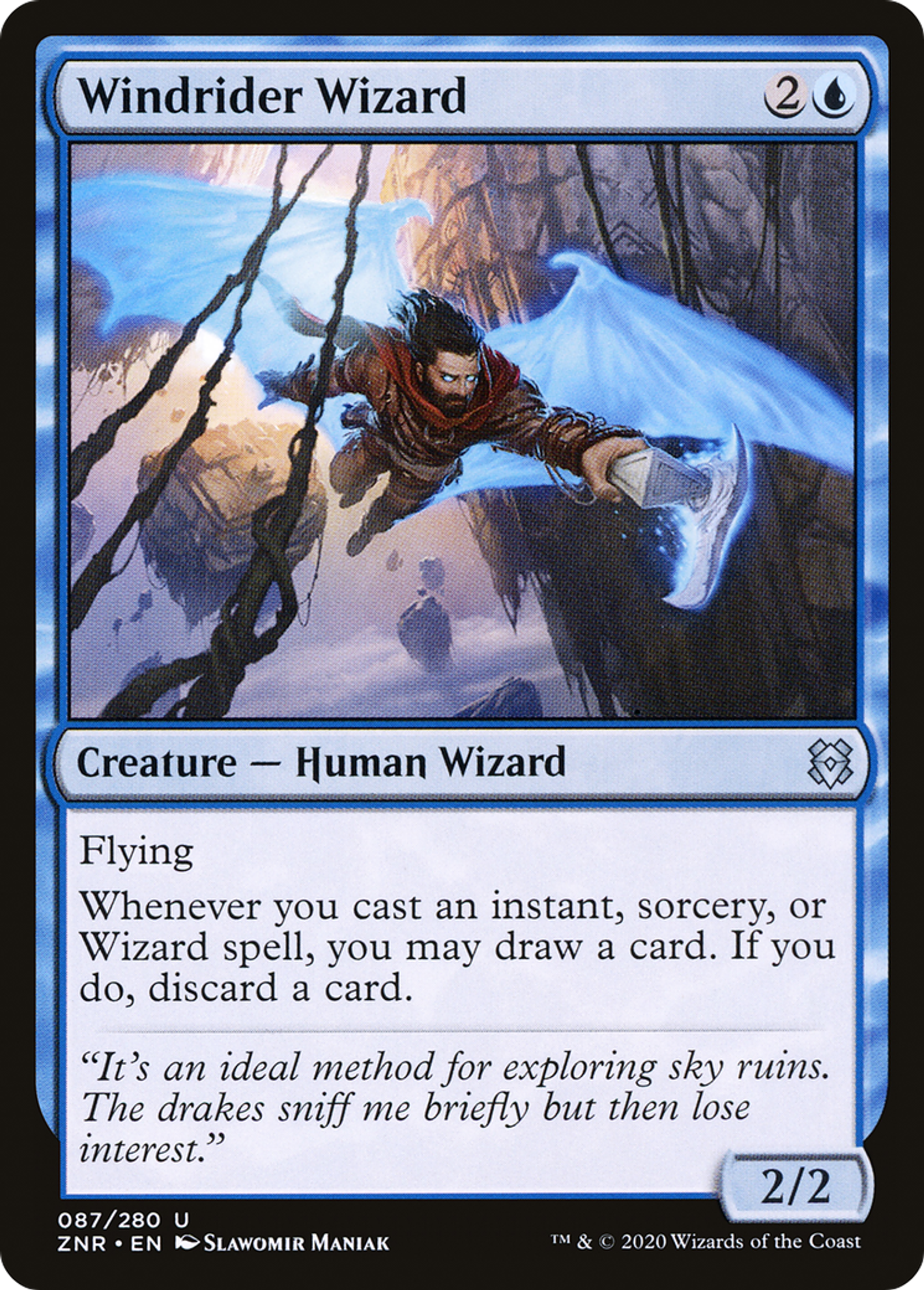 Sorcier des vents — Zendikar Rising — Magic: The Gathering