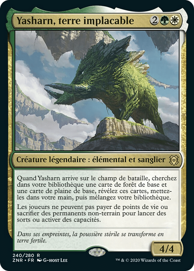 Yasharn, terre implacable — Zendikar Rising — Magic: The Gathering