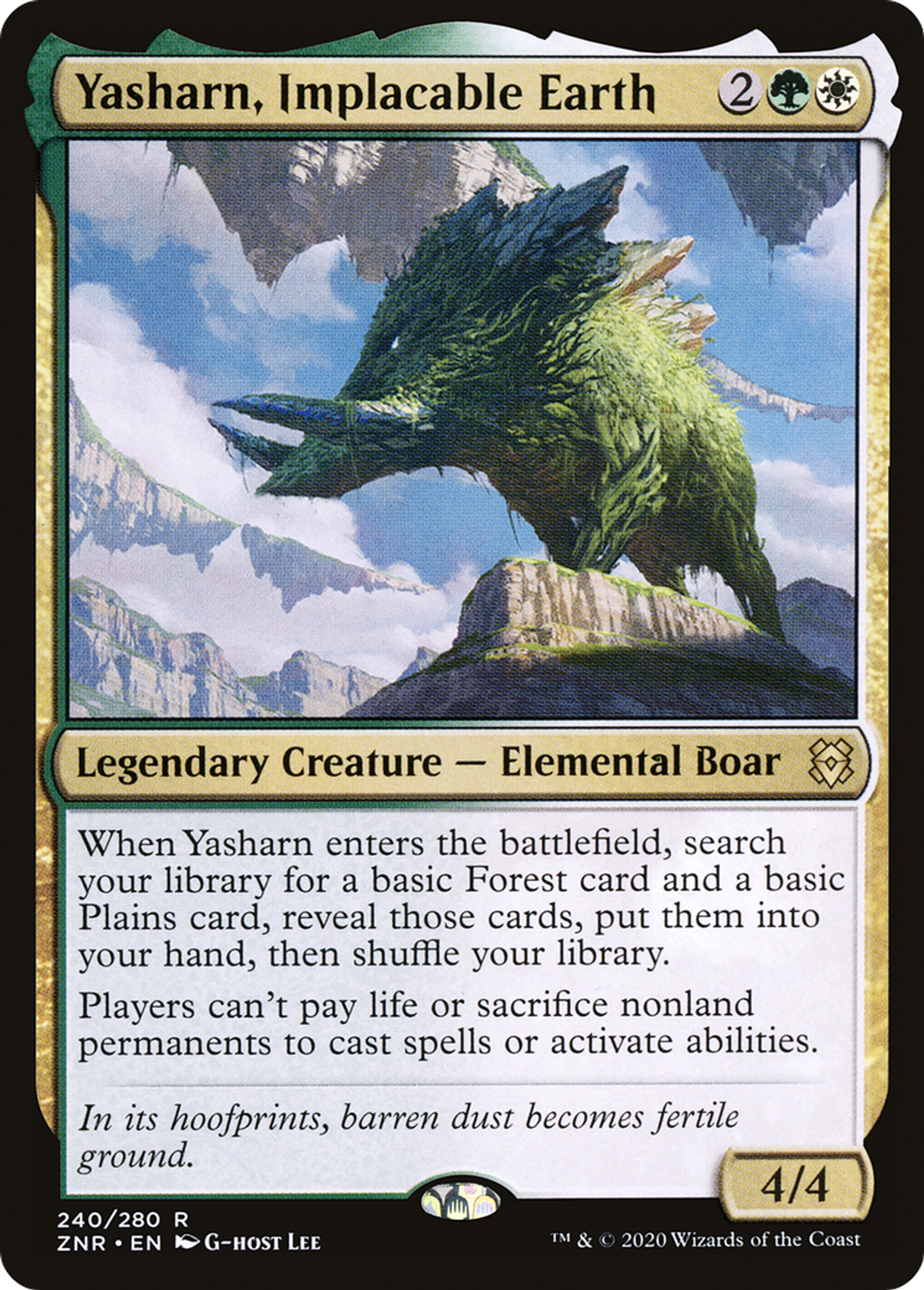 Yasharn, Implacable Earth — Zendikar Rising — Magic: The Gathering