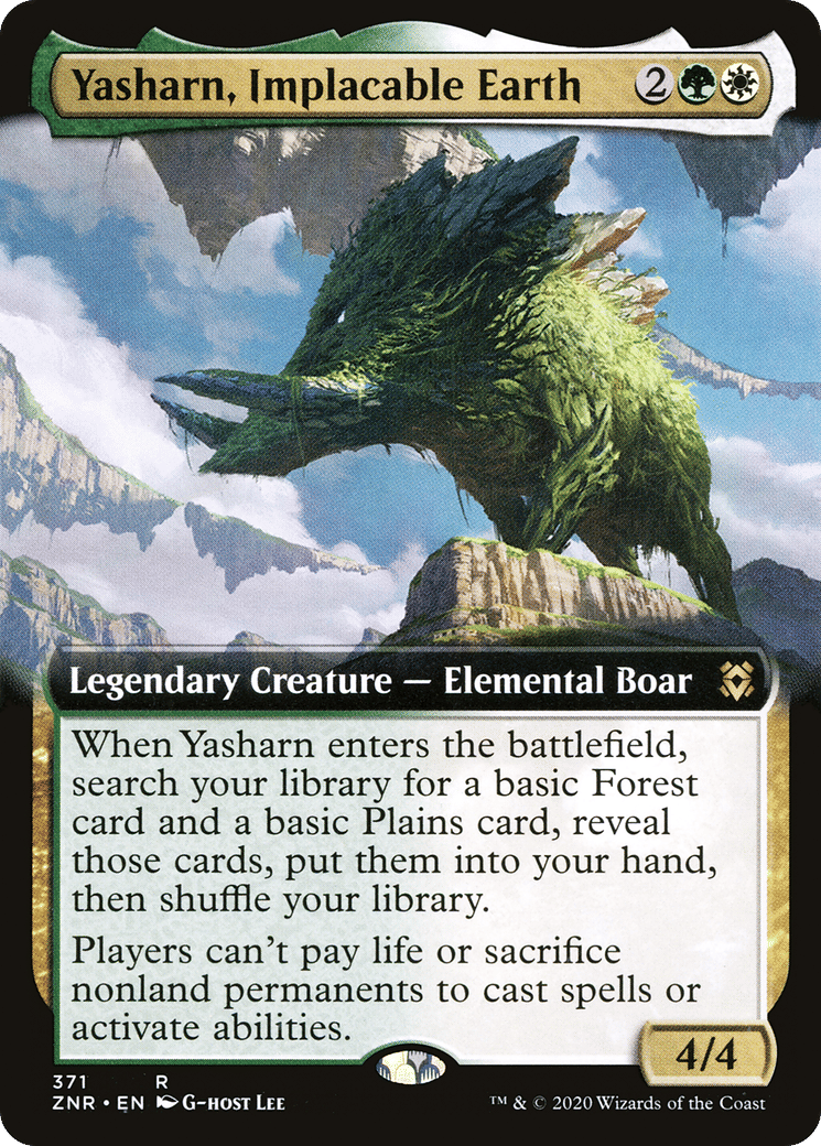 Yasharn, Implacable Earth from Zendikar Rising - Magic: The Gathering