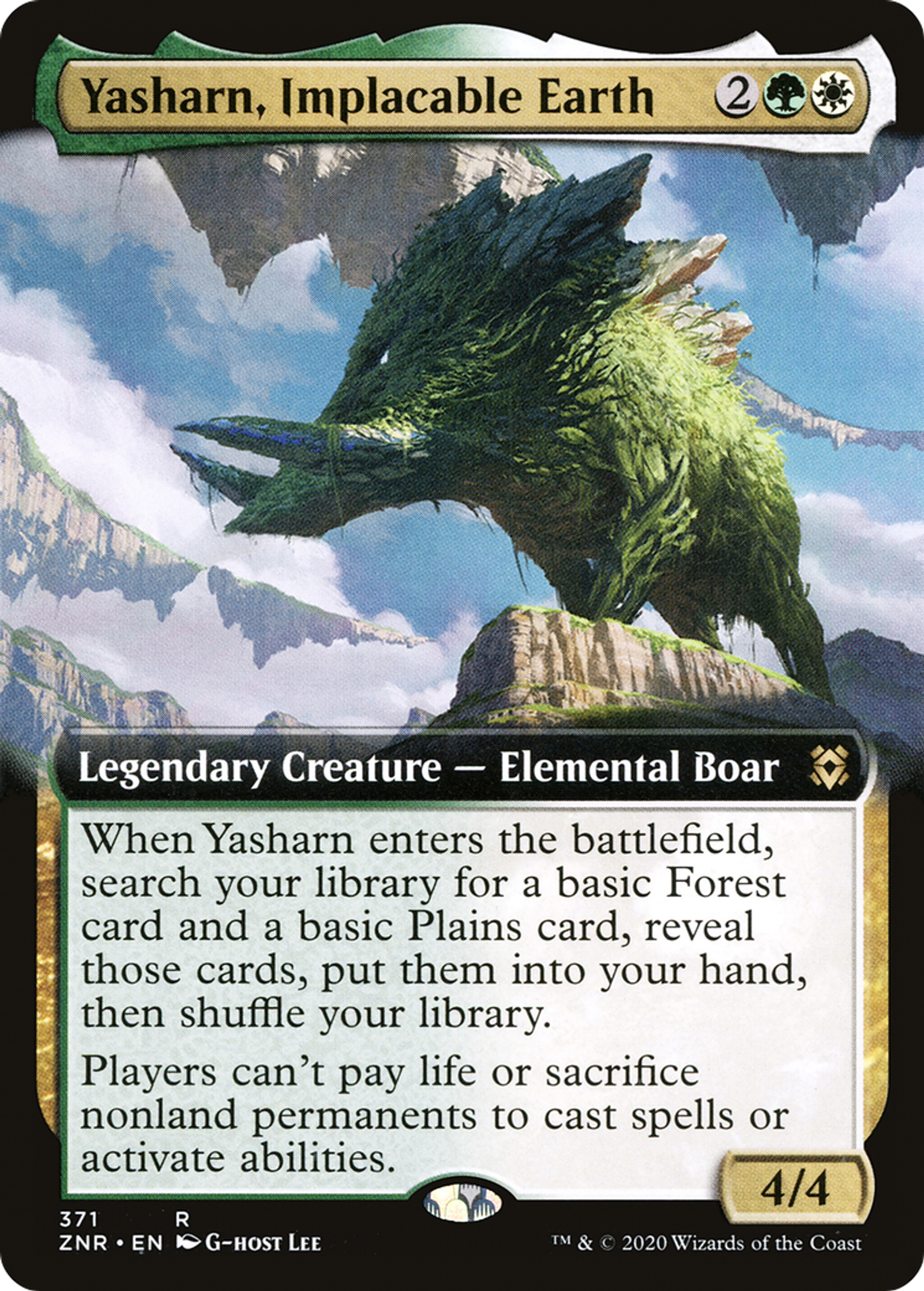 Yasharn, Implacable Earth — Zendikar Rising — Magic: The Gathering