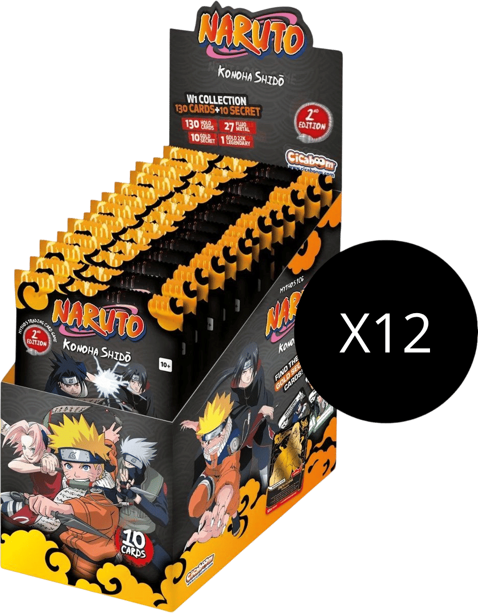 Booster Case Konoha Shido (Second edition) — Konoha Shidō (2nd Edition) — Naruto Mythos TCG