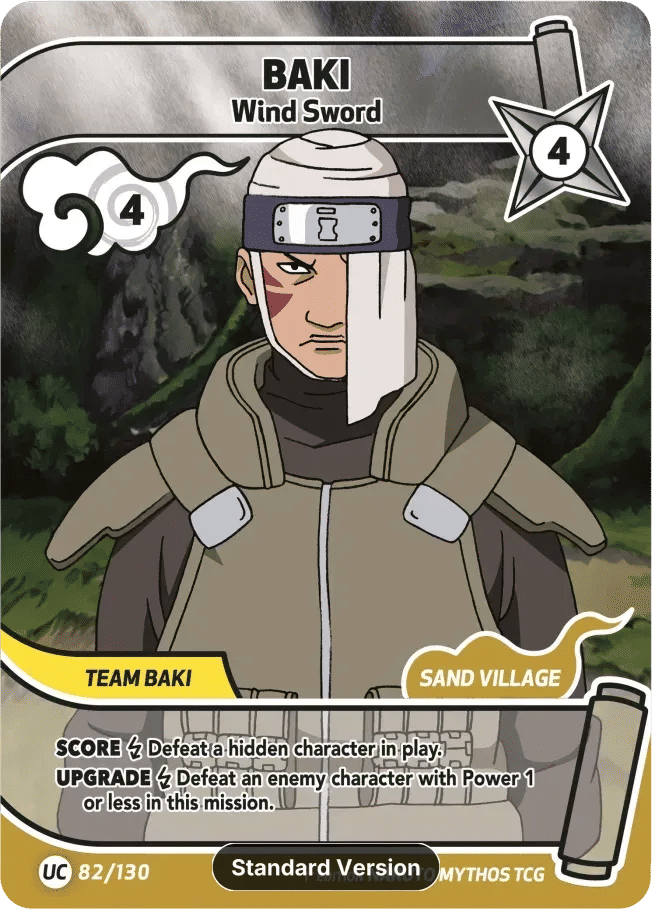Baki - Wind Sword — Konoha Shidō (2nd Edition) — Naruto Mythos TCG