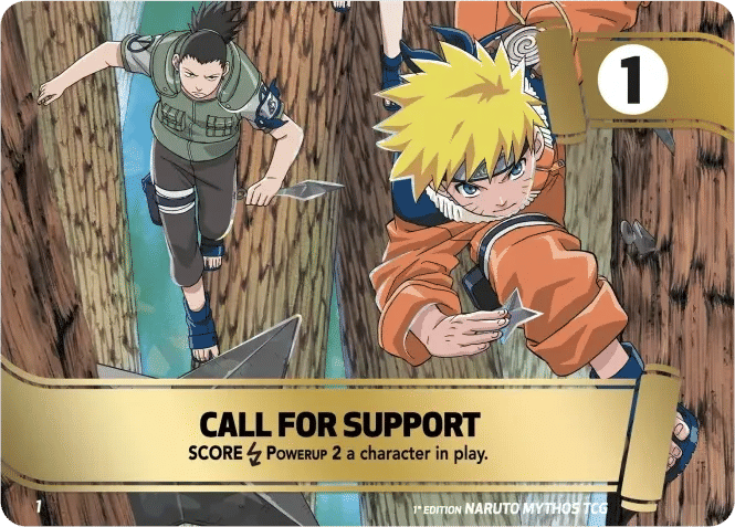 Call for support — Konoha Shidō (2nd Edition) — Naruto Mythos TCG