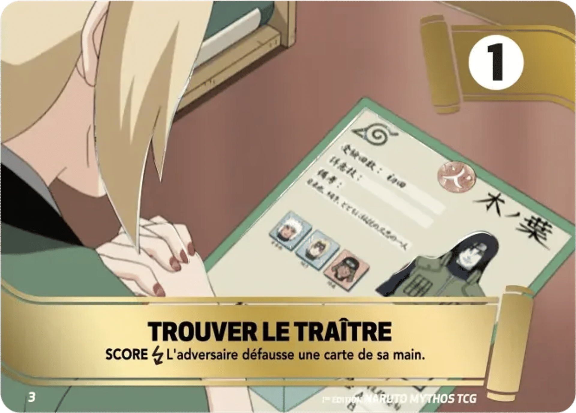 Trouver Le Traître — Konoha Shidō (2nd Edition) — Naruto Mythos TCG
