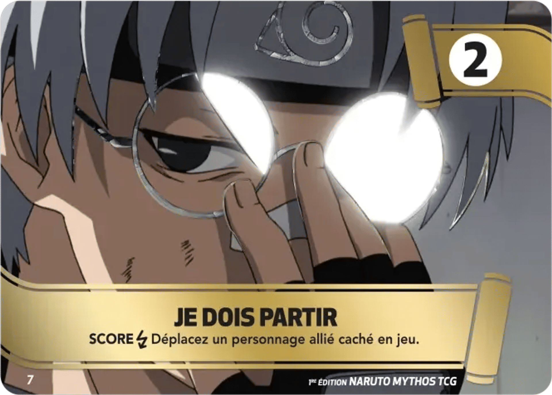 Je Dois Partir — Konoha Shidō (2nd Edition) — Naruto Mythos TCG