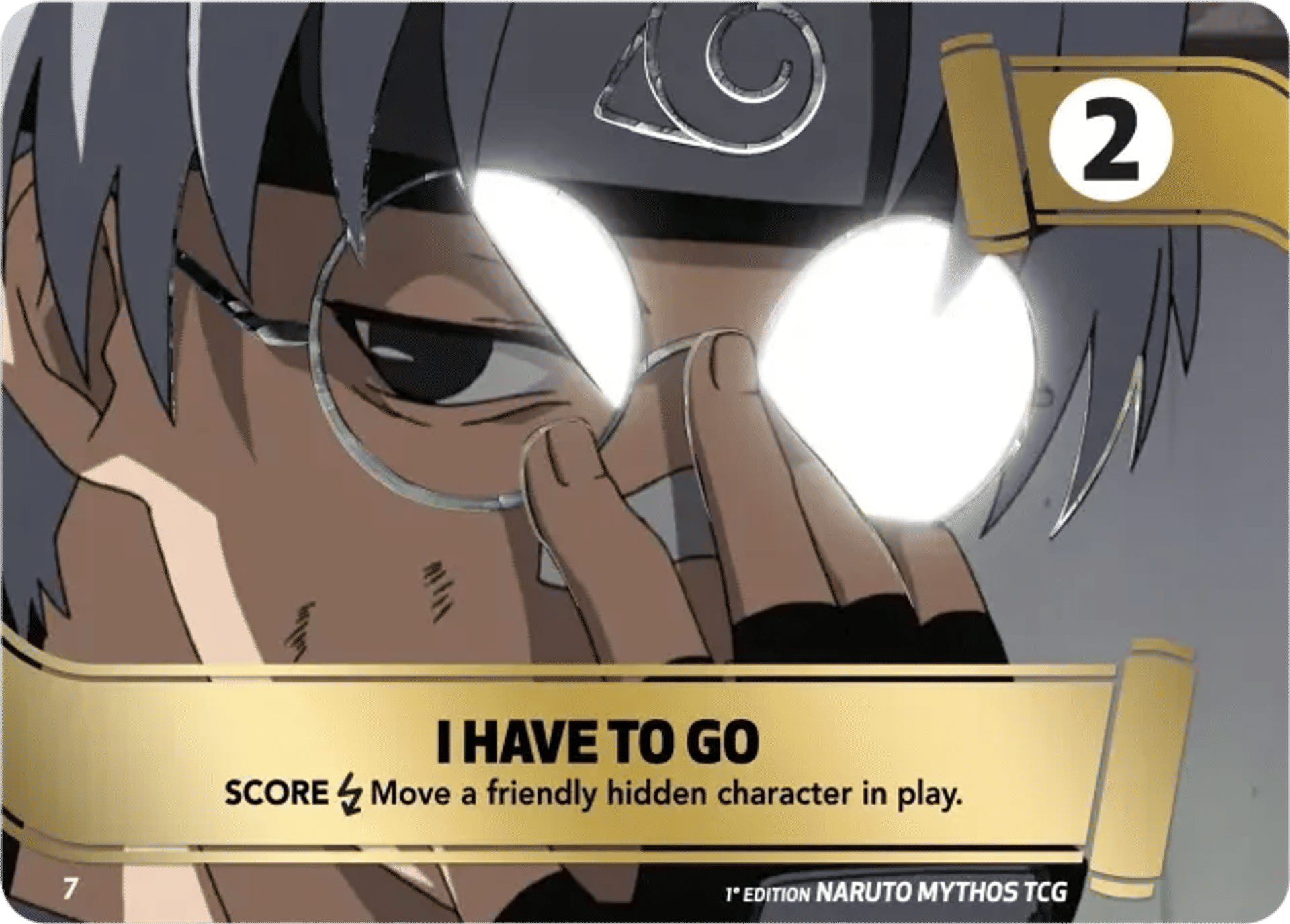 I have to go — Konoha Shidō (2nd Edition) — Naruto Mythos TCG