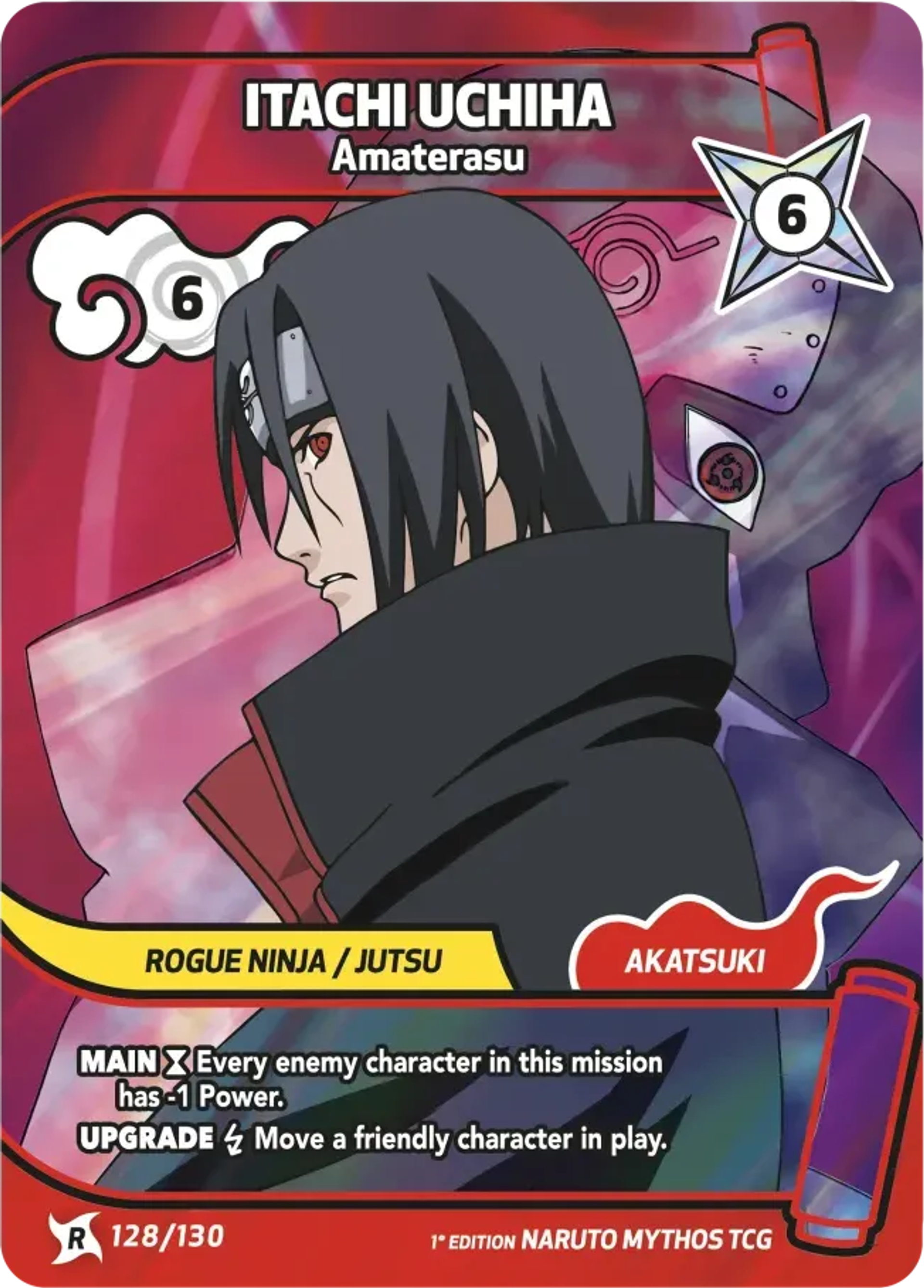 Itachi Uchiha - Amaterasu — Konoha Shidō (2nd Edition) — Naruto Mythos TCG