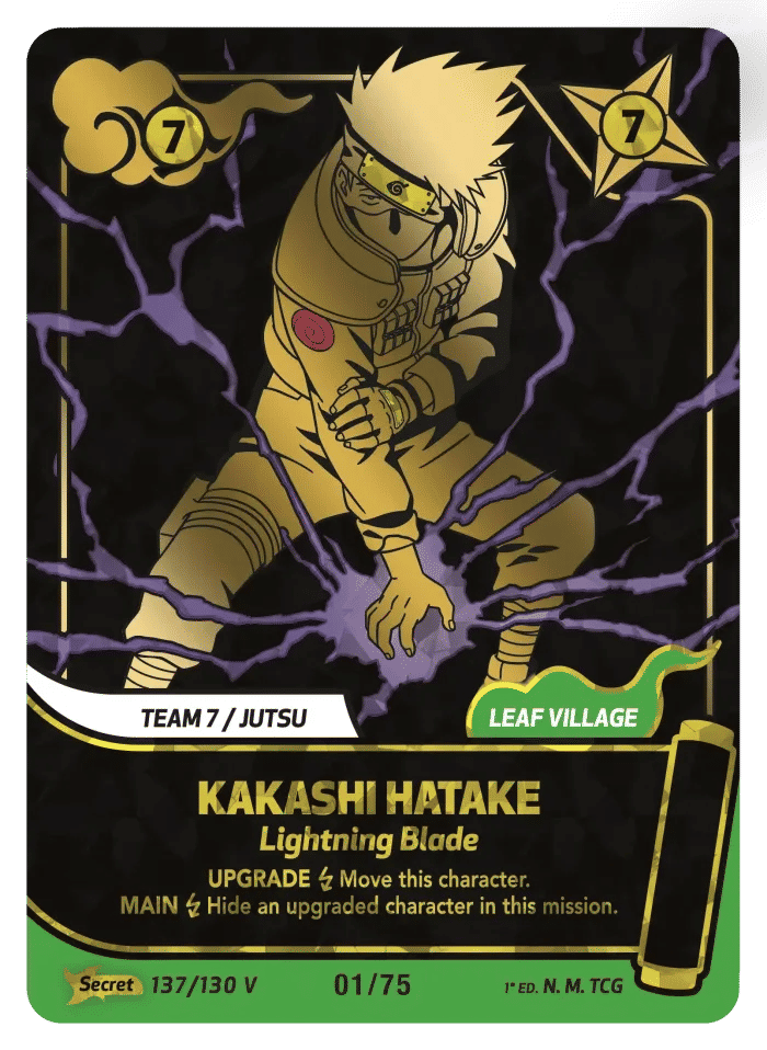 Kakashi Hatake - Lightning Blade — Konoha Shidō (2nd Edition) — Naruto Mythos TCG