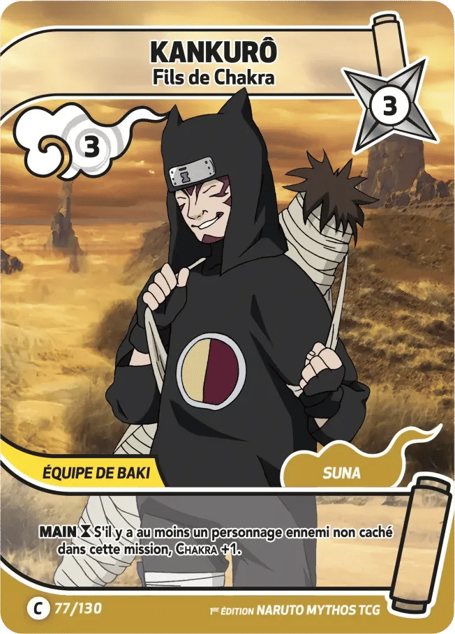 Kankurô - Fils de Chakra from Konoha Shidō (2nd Edition) - Naruto Mythos TCG