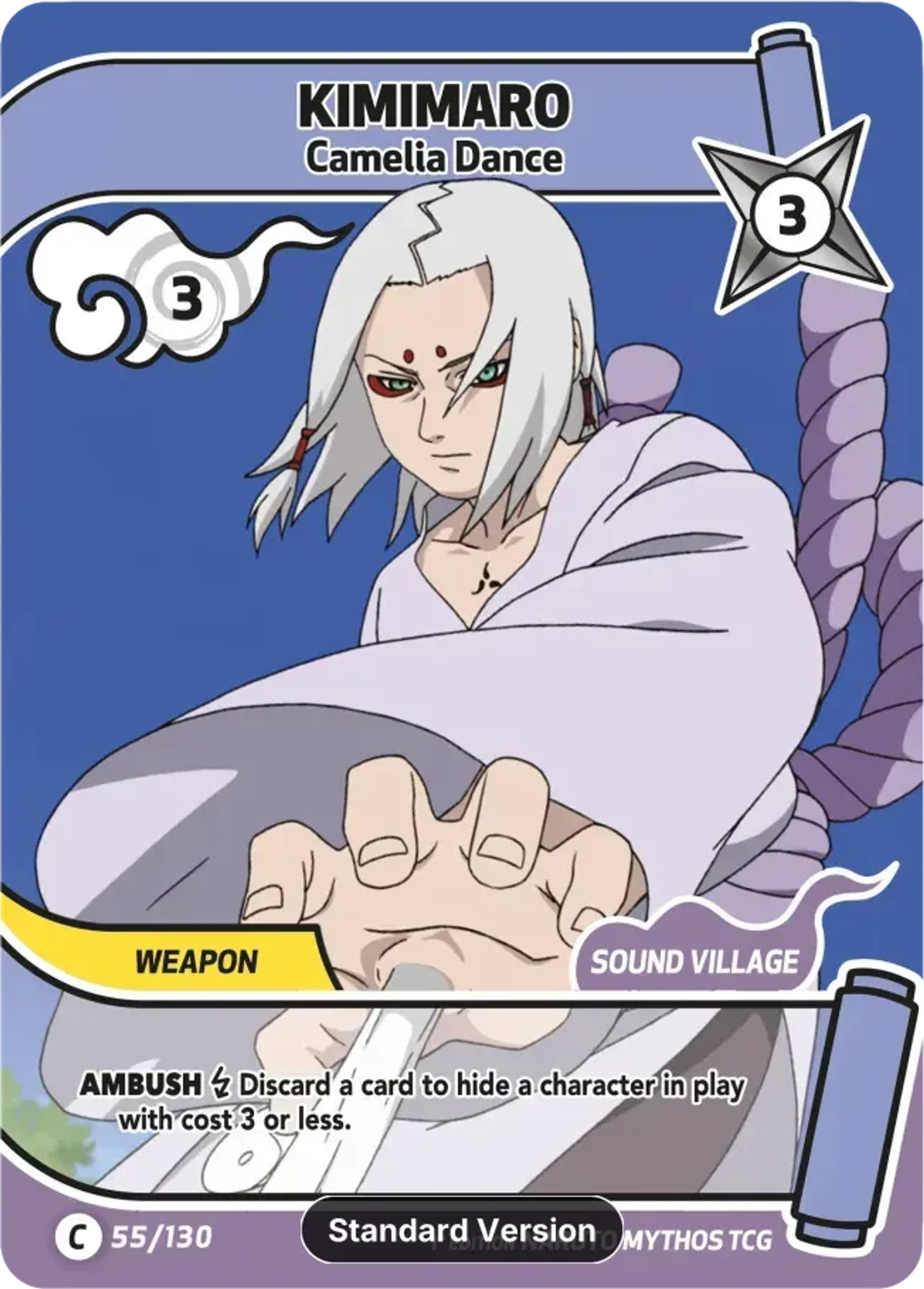 Kimimaro - Camelia Dance — Konoha Shidō (2nd Edition) — Naruto Mythos TCG