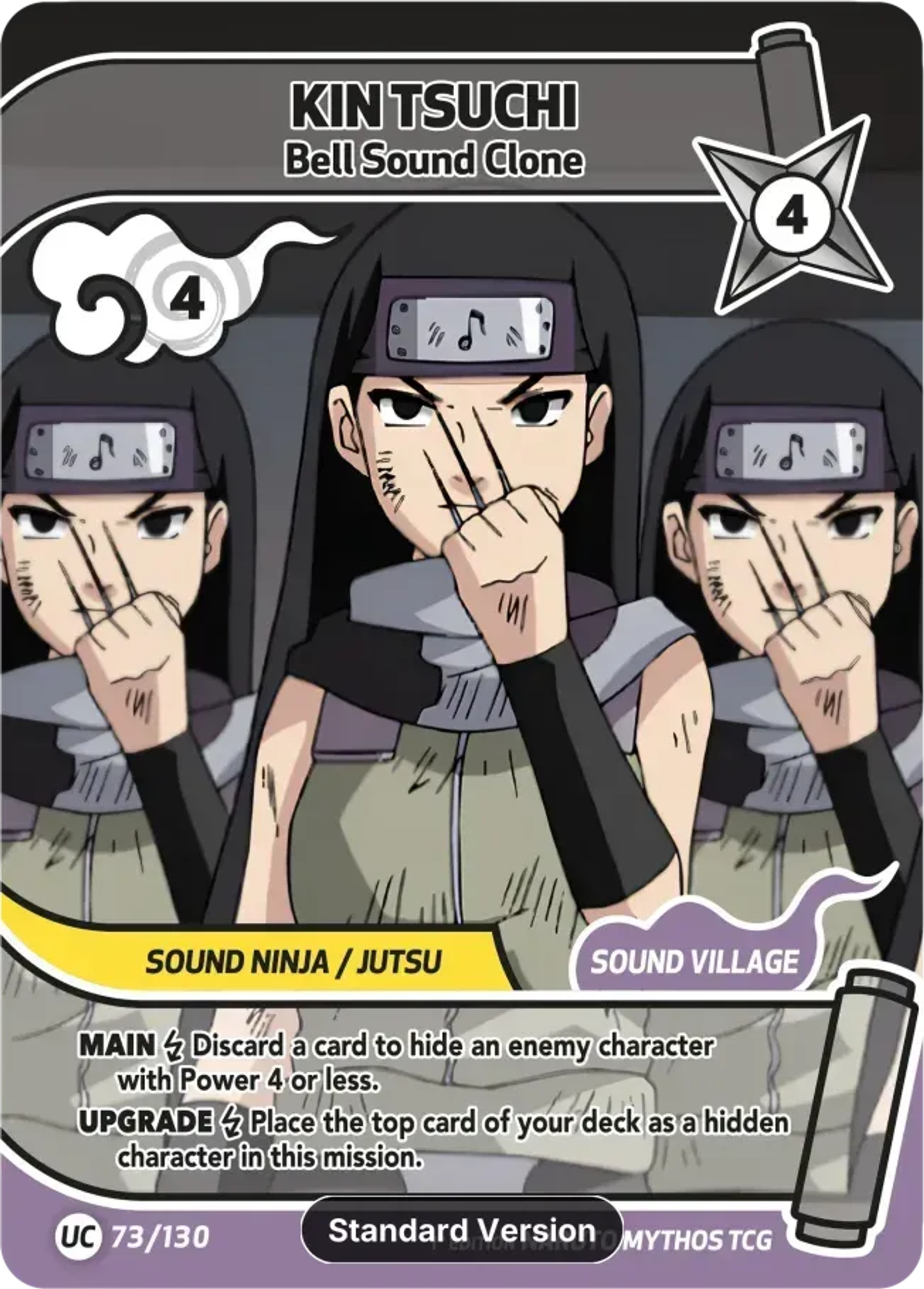 Kin Tsuchi - Bell Sound Clone — Konoha Shidō (2nd Edition) — Naruto Mythos TCG