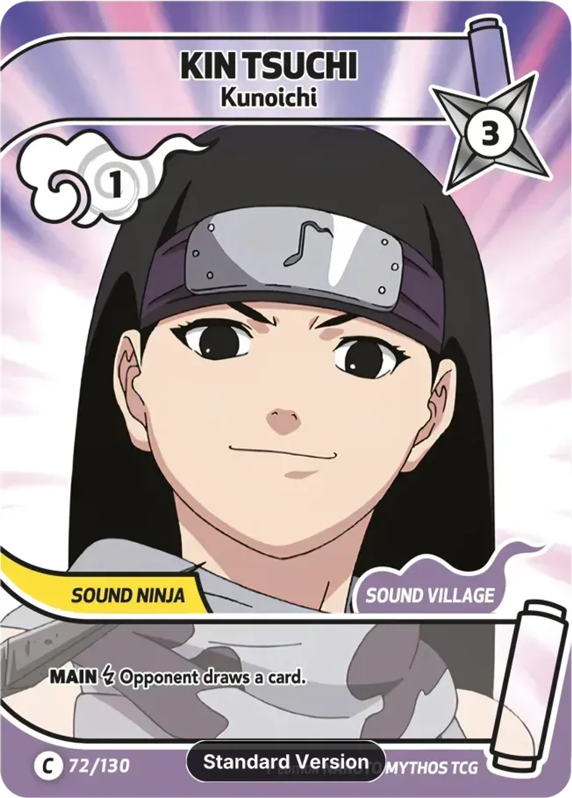 Kin Tsuchi - Kunoichi — Konoha Shidō (2nd Edition) — Naruto Mythos TCG