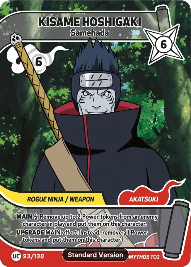Kisame Hoshigaki - Samehada — Konoha Shidō (2nd Edition) — Naruto Mythos TCG