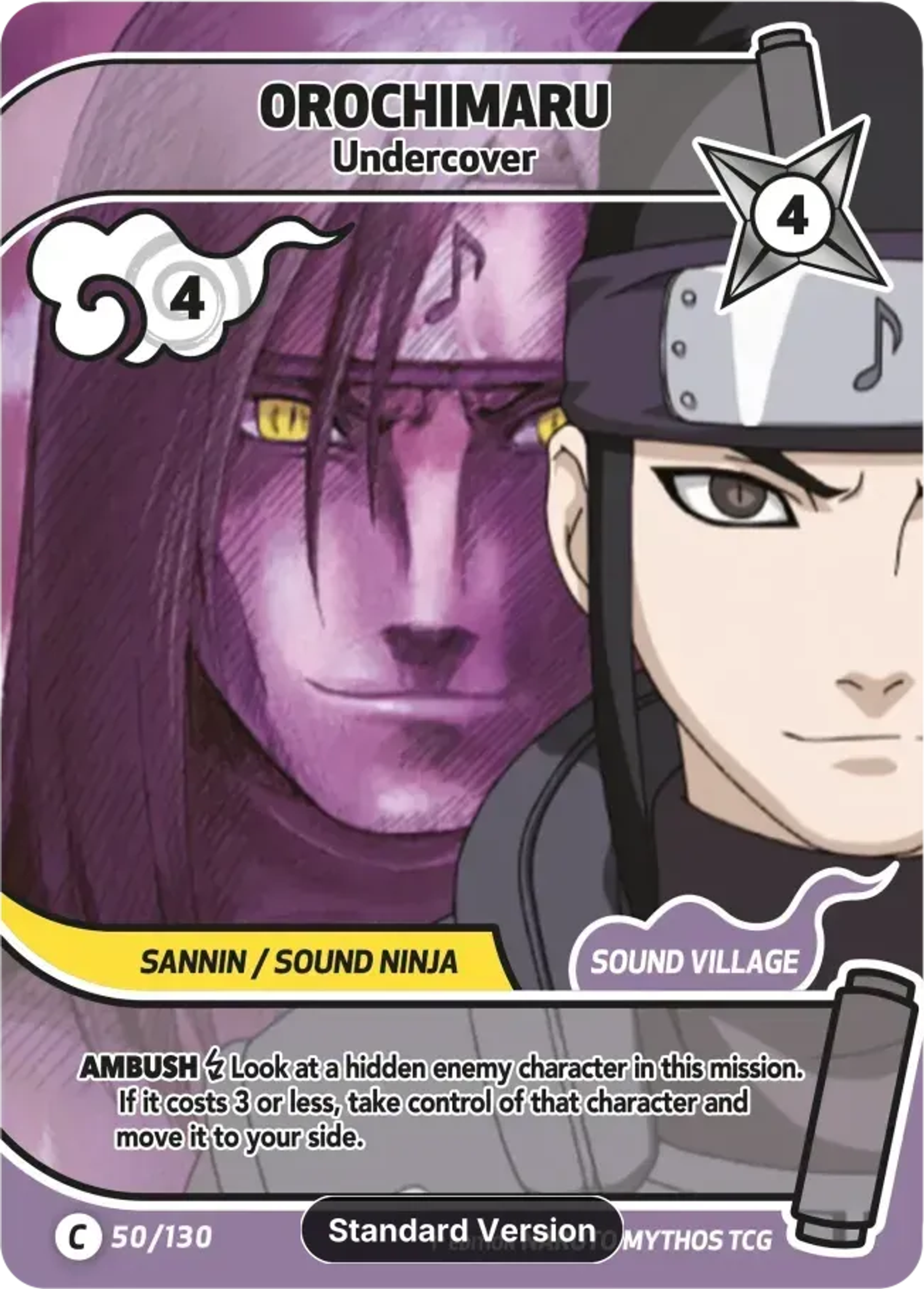 Orochimaru - Undercover — Konoha Shidō (2nd Edition) — Naruto Mythos TCG