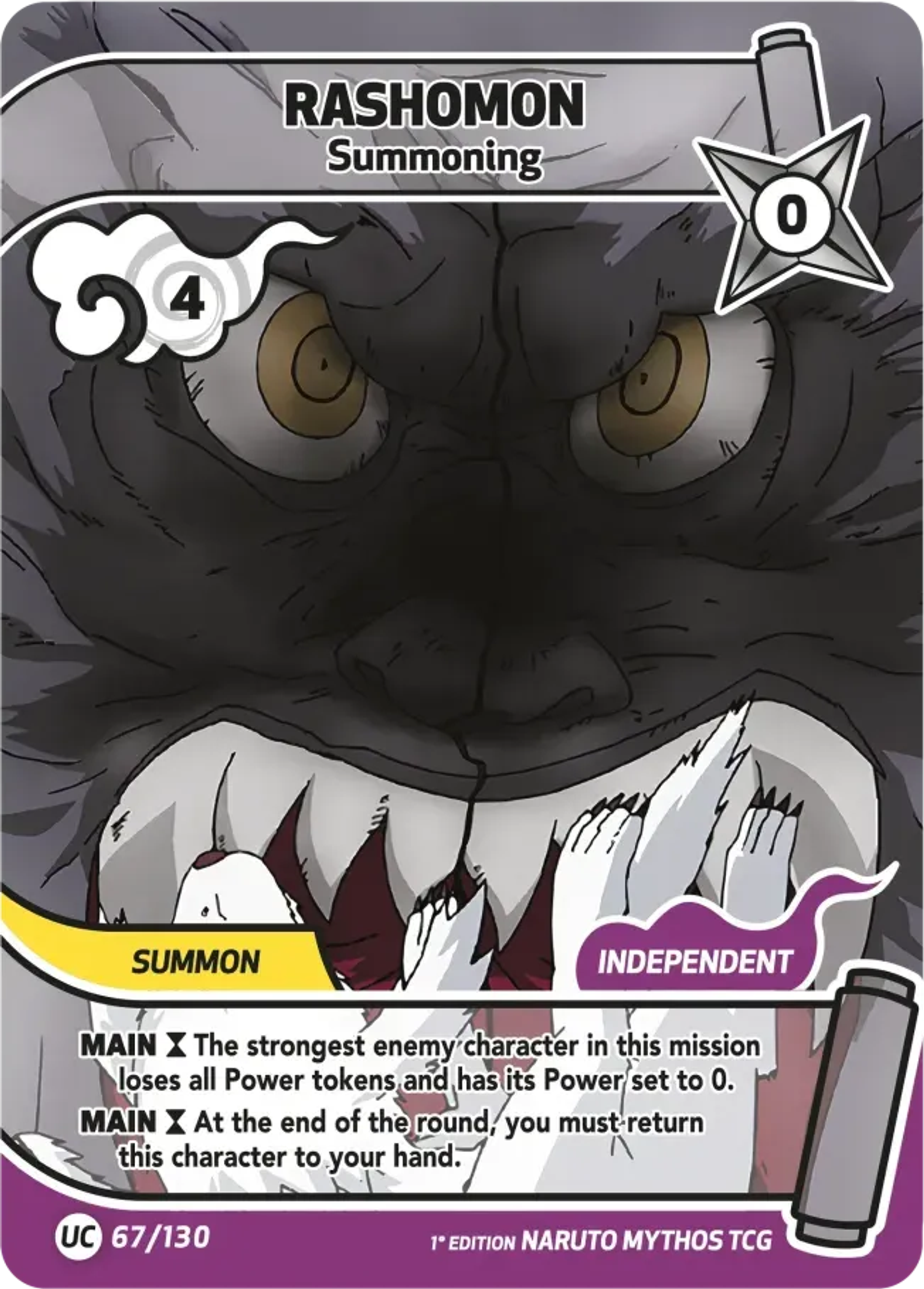 Rashomon - Summoning — Konoha Shidō (2nd Edition) — Naruto Mythos TCG