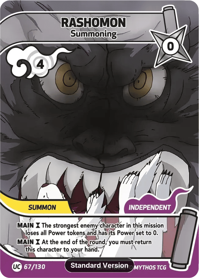 Rashomon - Summoning — Konoha Shidō (2nd Edition) — Naruto Mythos TCG