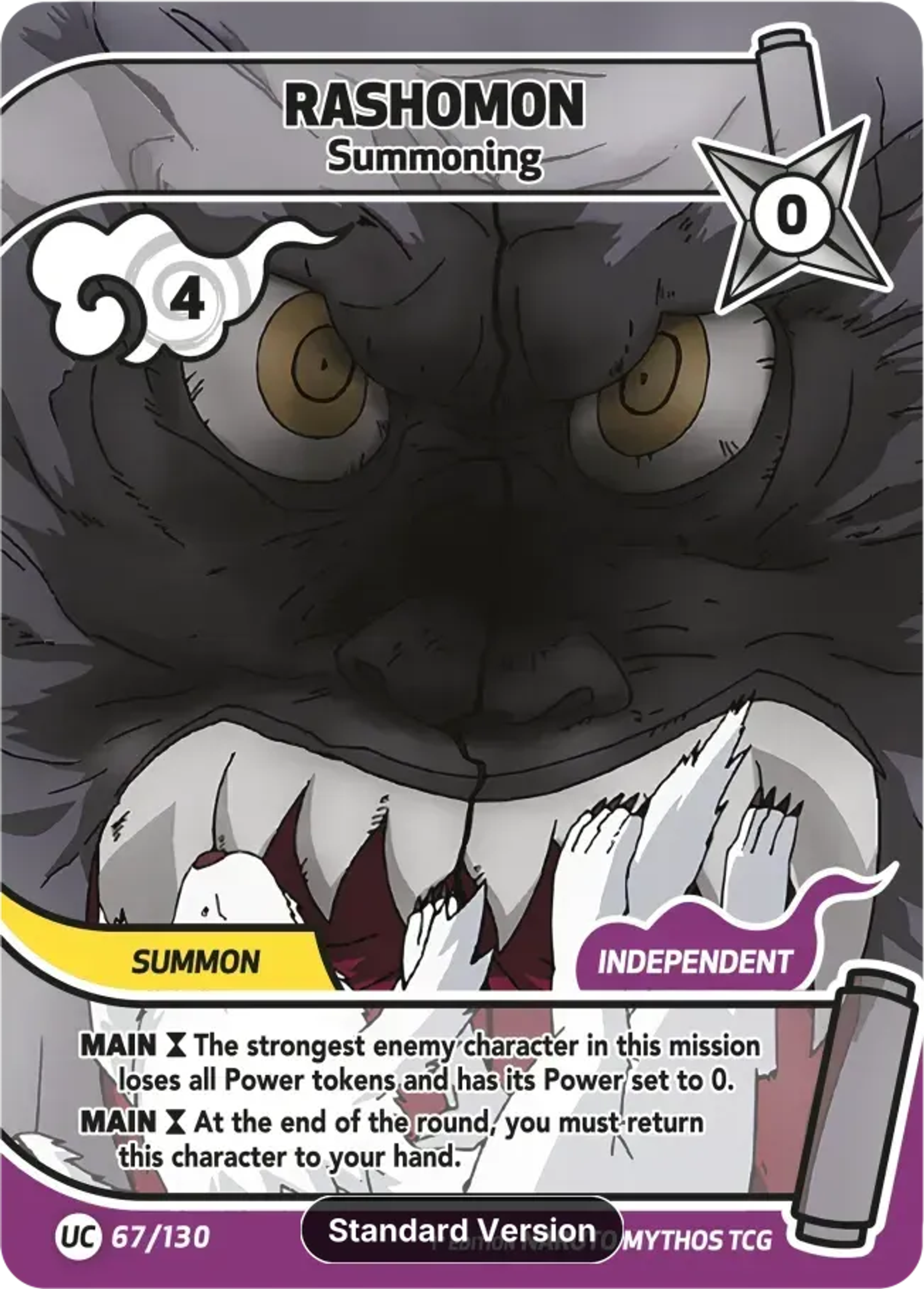 Rashomon - Summoning — Konoha Shidō (2nd Edition) — Naruto Mythos TCG