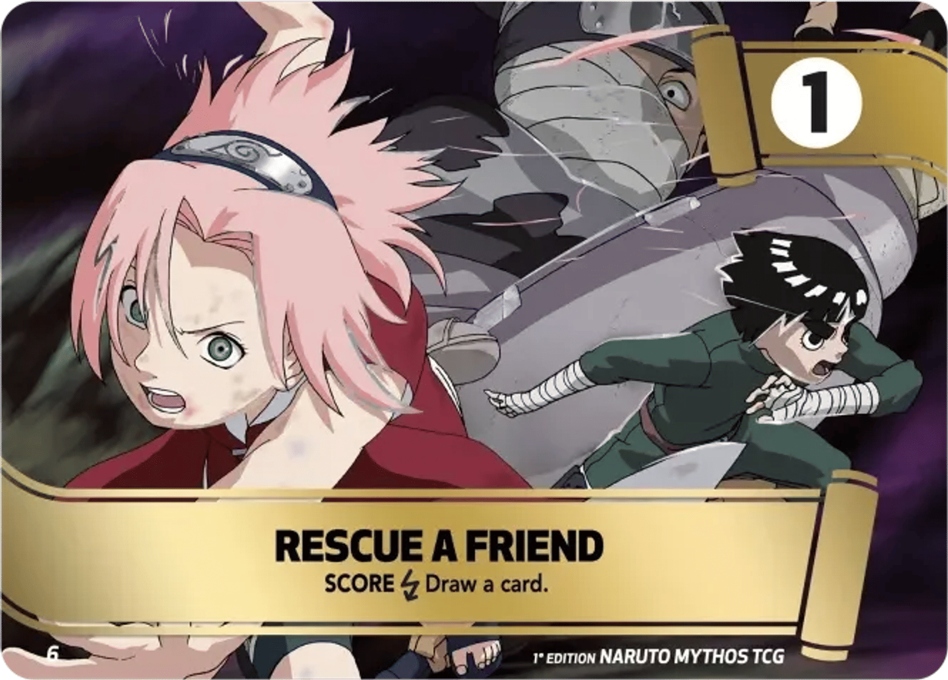 Rescue a friend — Konoha Shidō (2nd Edition) — Naruto Mythos TCG