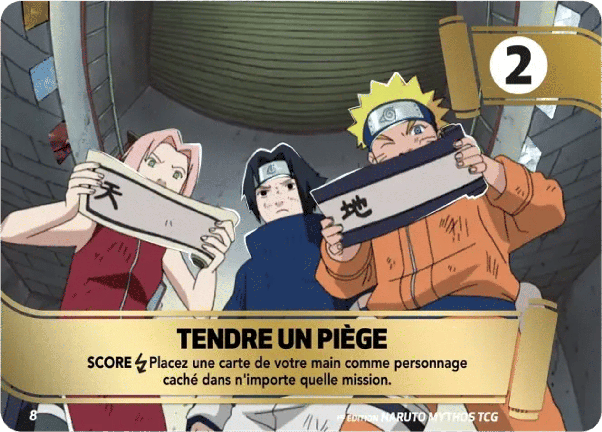 Tendre Un Piège — Konoha Shidō (2nd Edition) — Naruto Mythos TCG