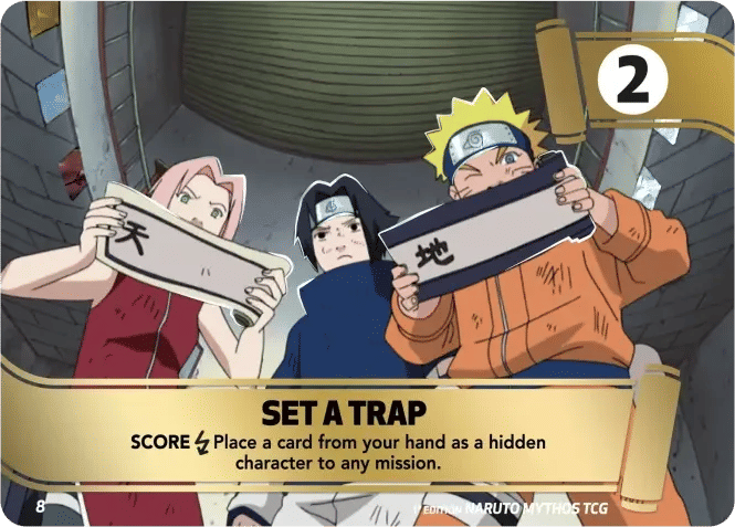 Set a trap — Konoha Shidō (2nd Edition) — Naruto Mythos TCG