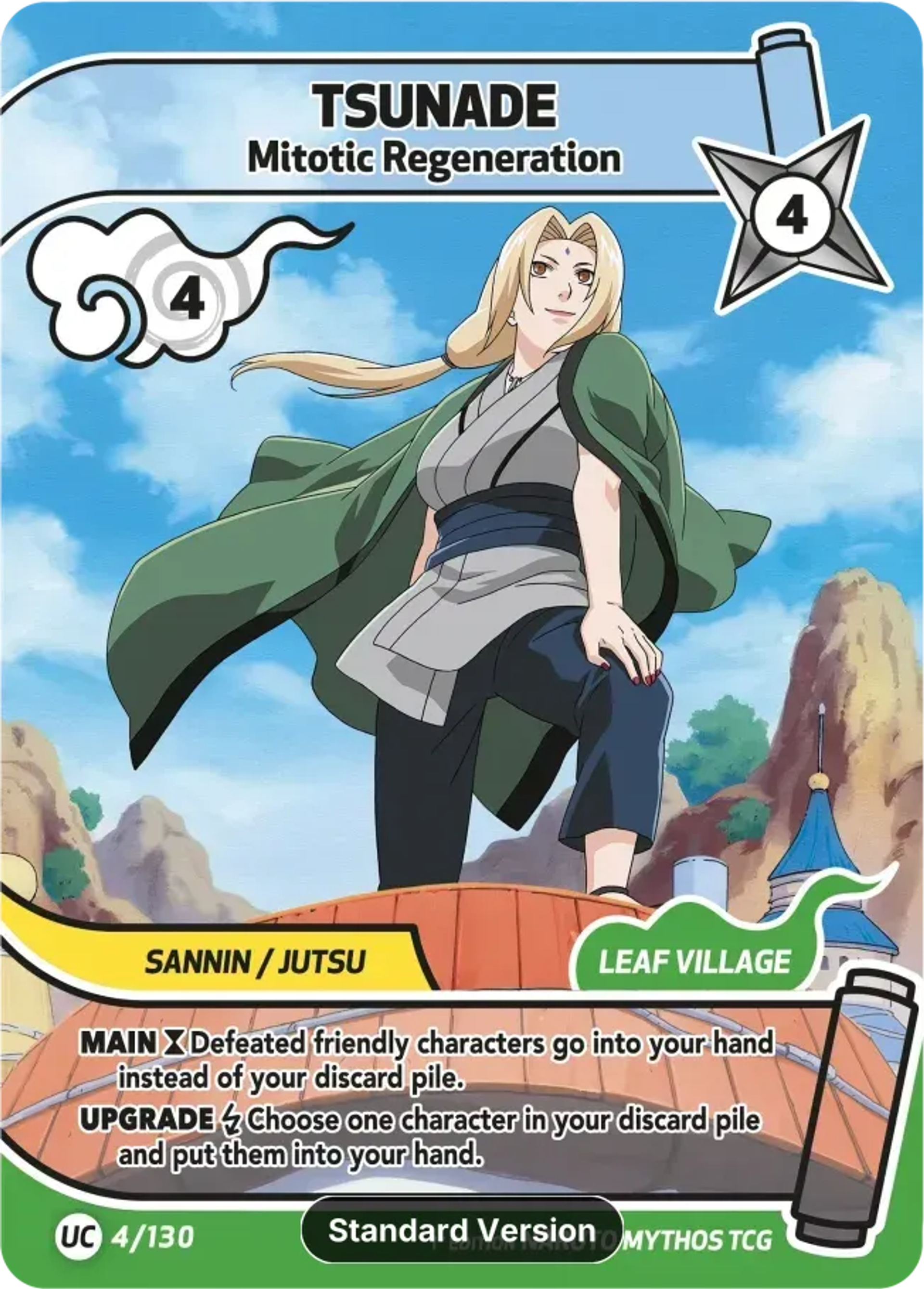 Tsunade - Mitotic Regeneration — Konoha Shidō (2nd Edition) — Naruto Mythos TCG