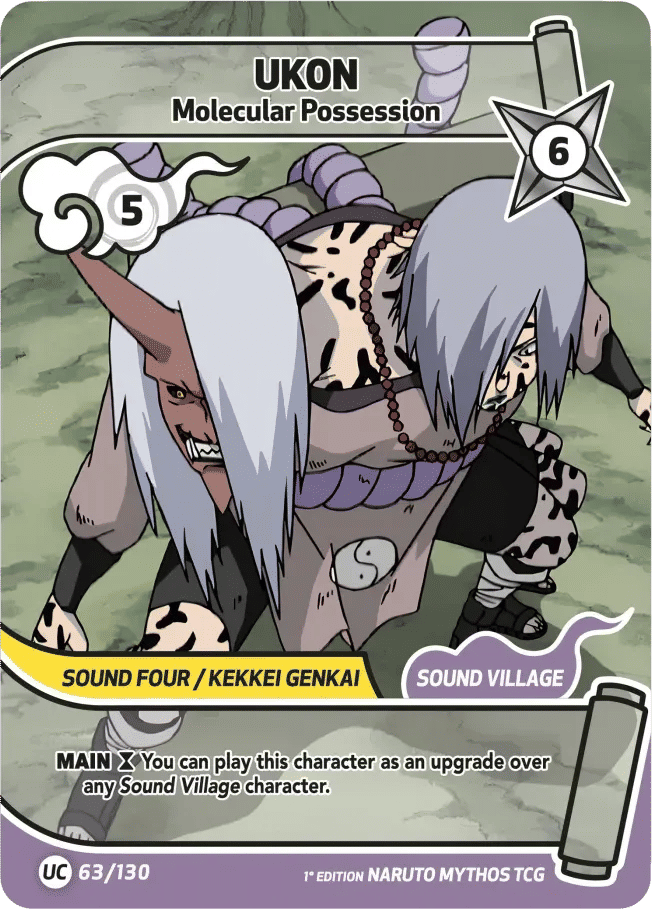Ukon - Molecular Possession — Konoha Shidō (2nd Edition) — Naruto Mythos TCG