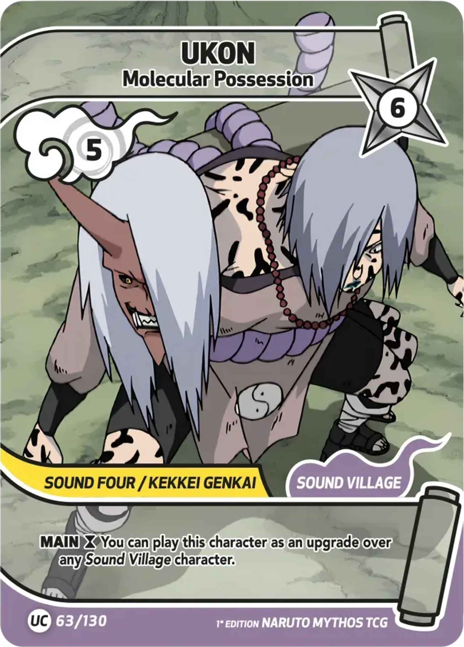 Ukon - Molecular Possession — Konoha Shidō (2nd Edition) — Naruto Mythos TCG