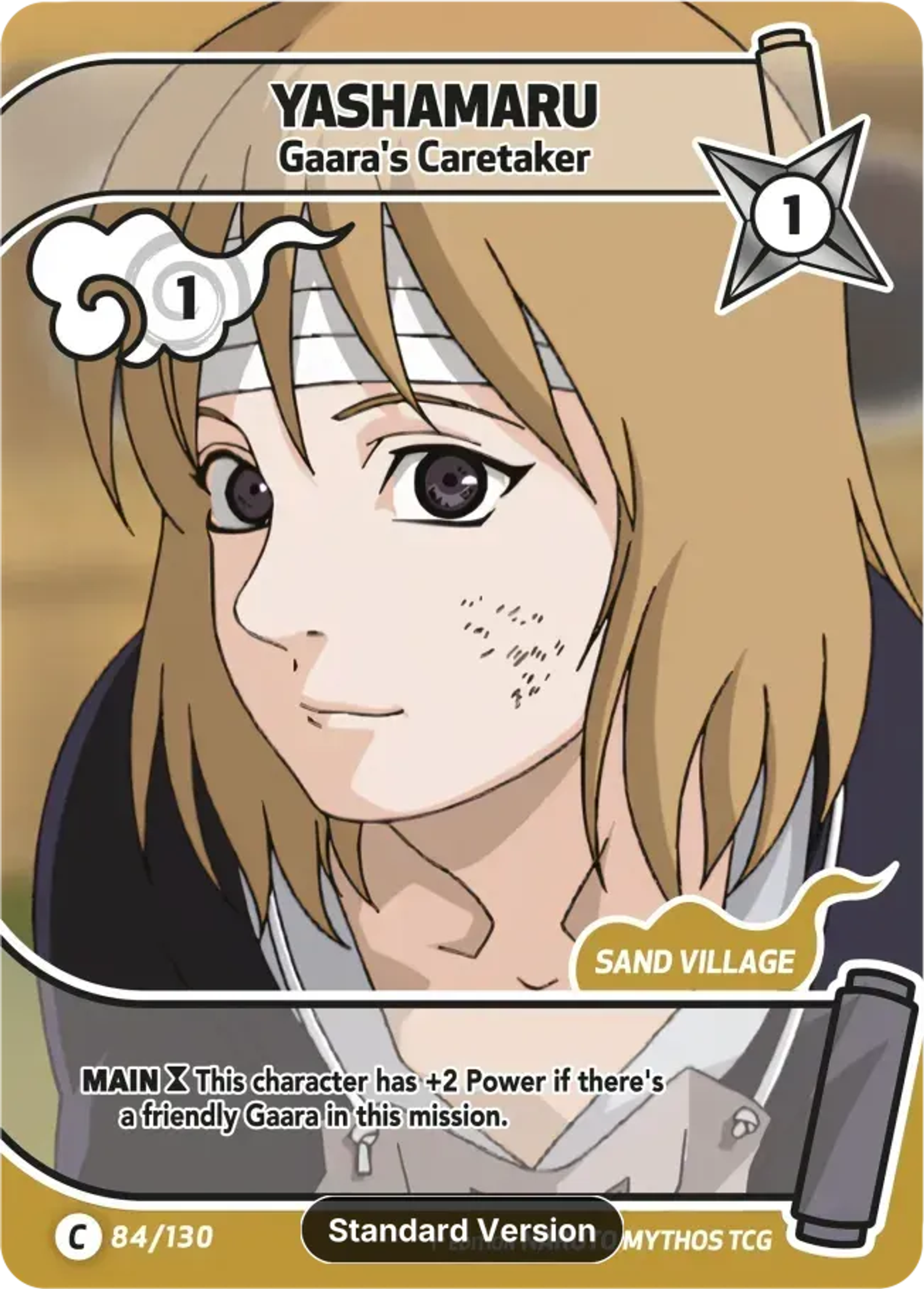Yashamaru - Gaara's Caretaker — Konoha Shidō (2nd Edition) — Naruto Mythos TCG