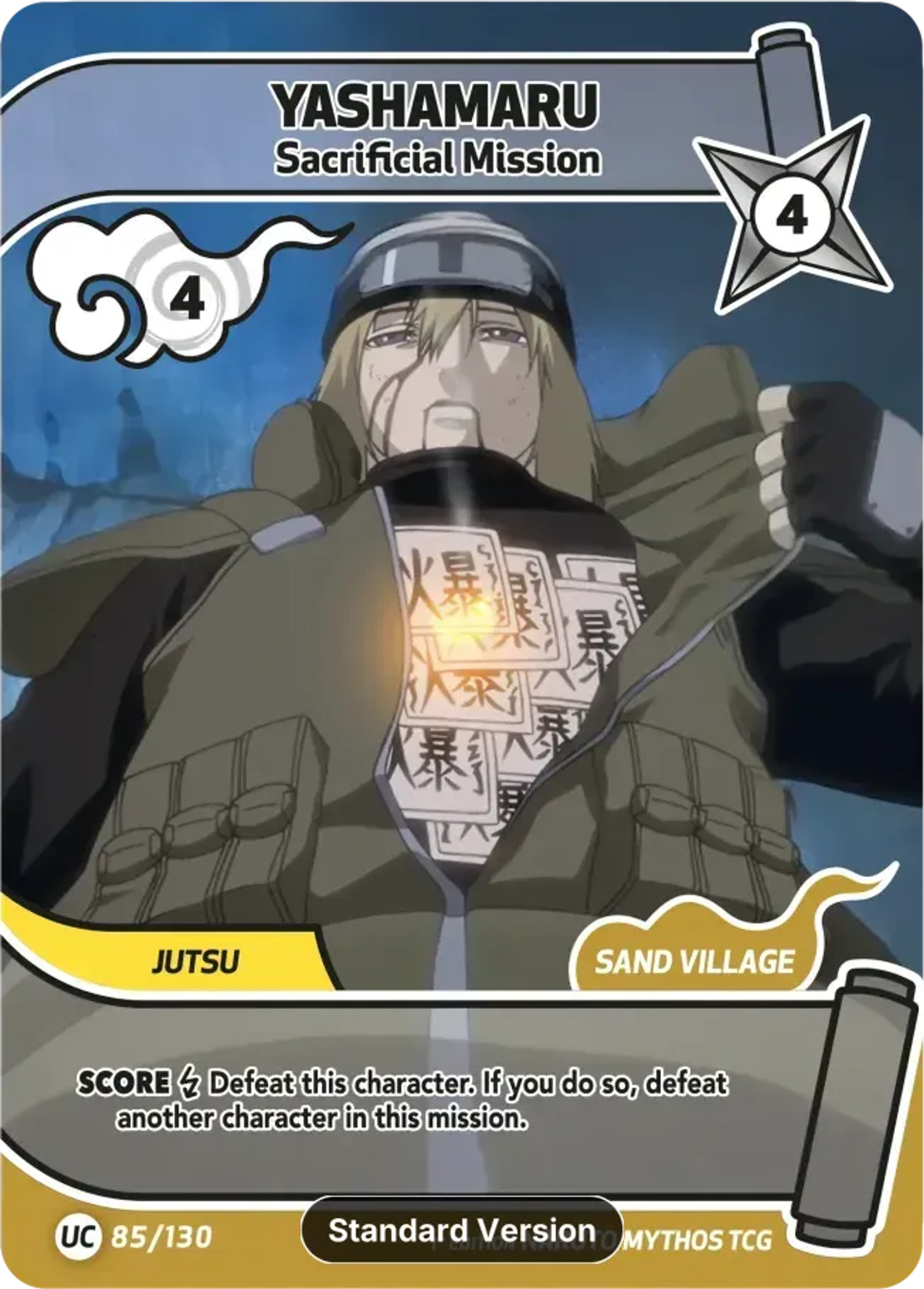 Yashamaru - Sacrificial Mission — Konoha Shidō (2nd Edition) — Naruto Mythos TCG