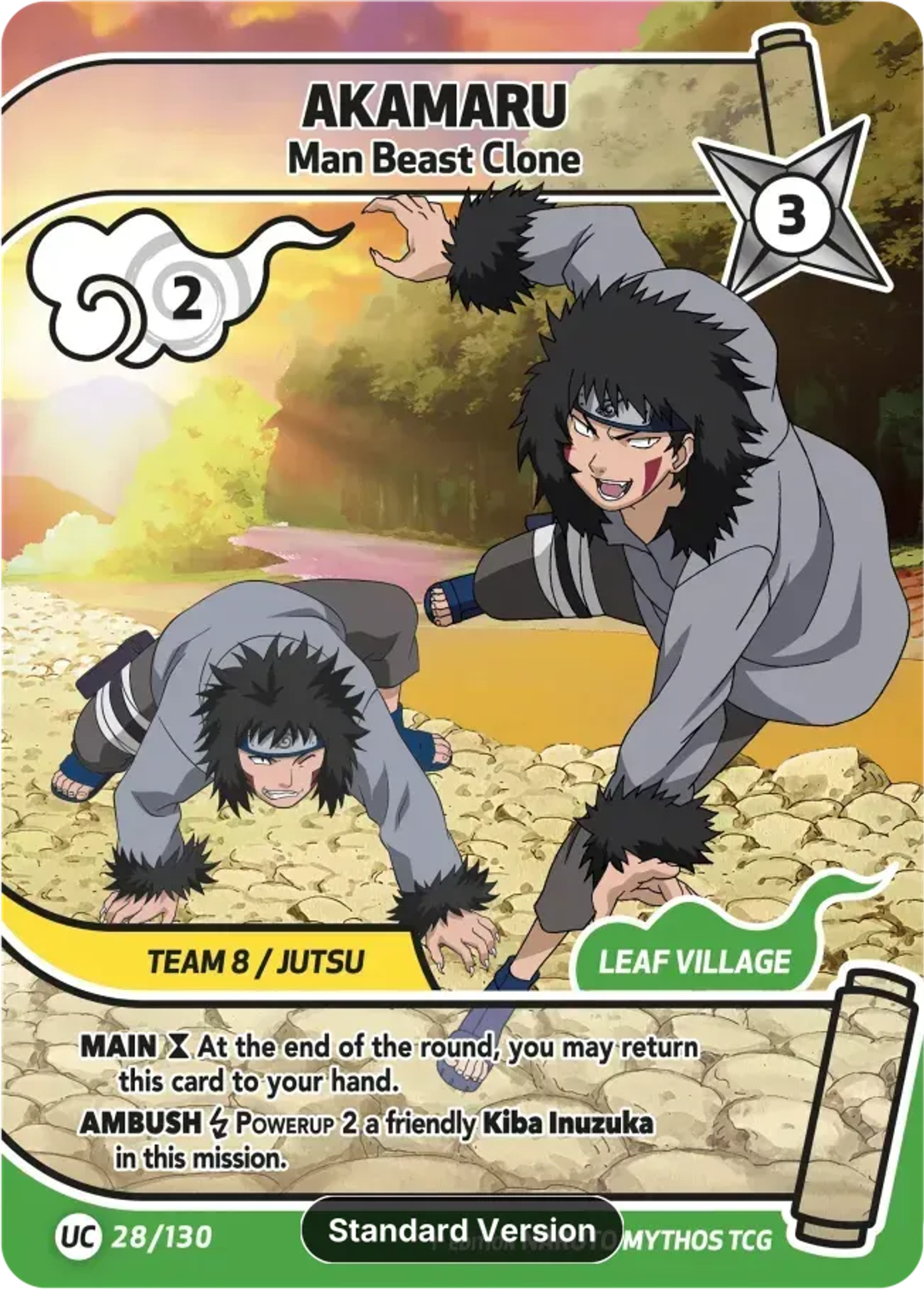 Akamaru - Man Beast Clone — Konoha Shidō — Naruto Mythos TCG