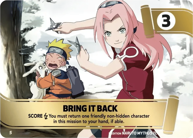 Bring it back — Konoha Shidō — Naruto Mythos TCG