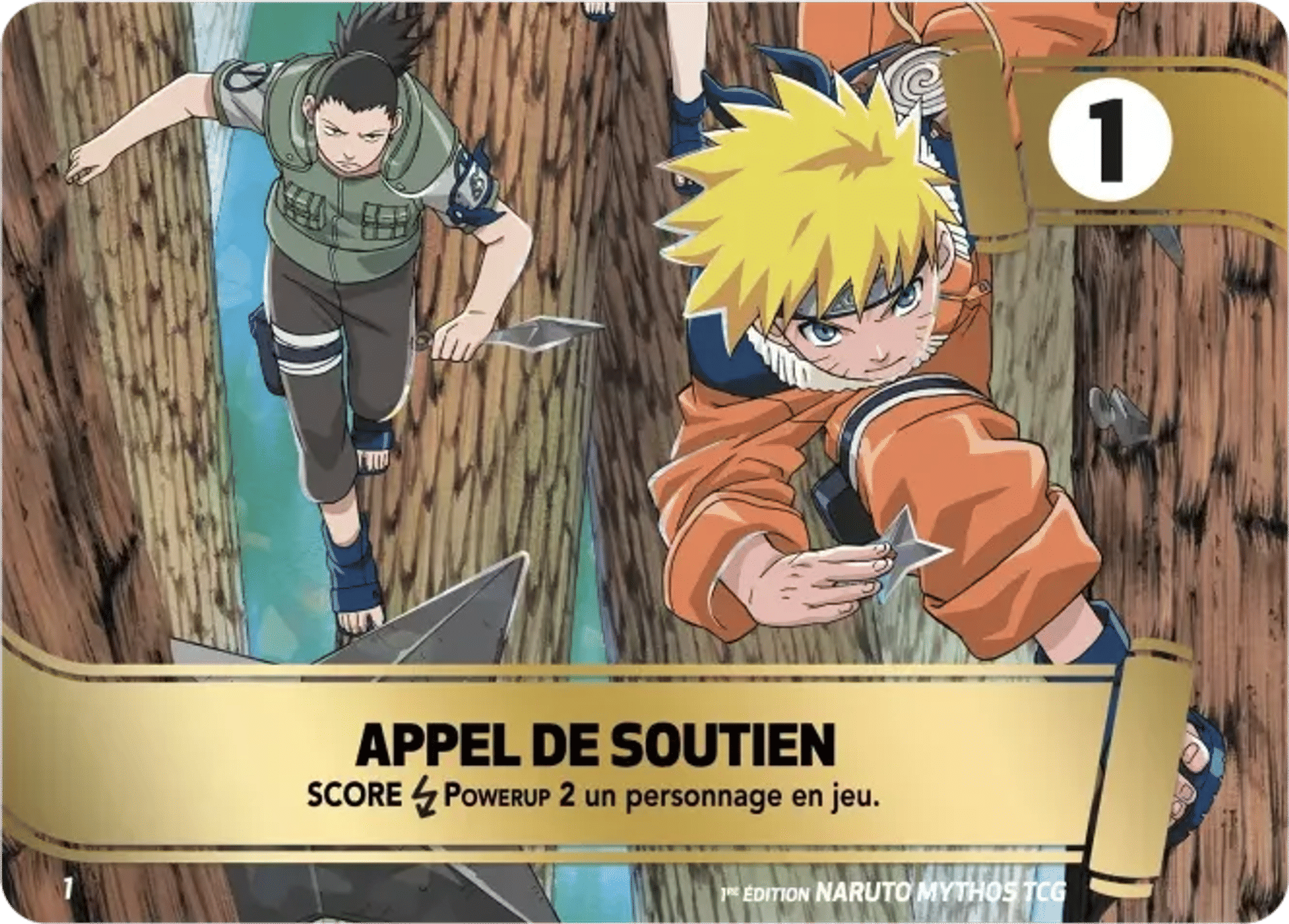 Appel De Soutien — Konoha Shidō — Naruto Mythos TCG