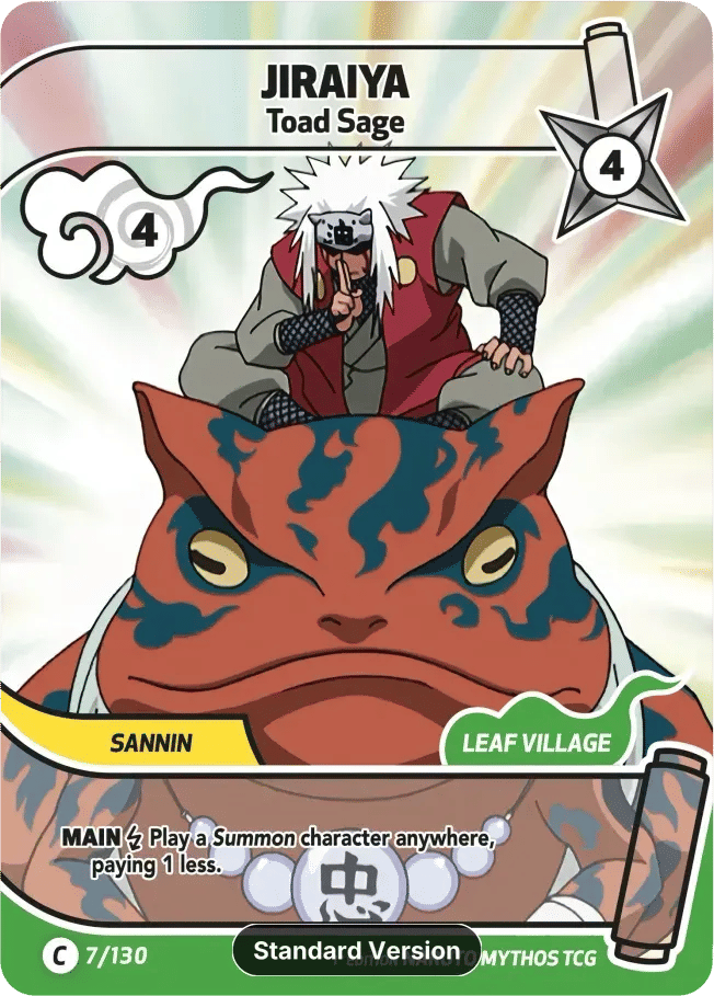 Jiraiya - Toad sage — Konoha Shidō — Naruto Mythos TCG