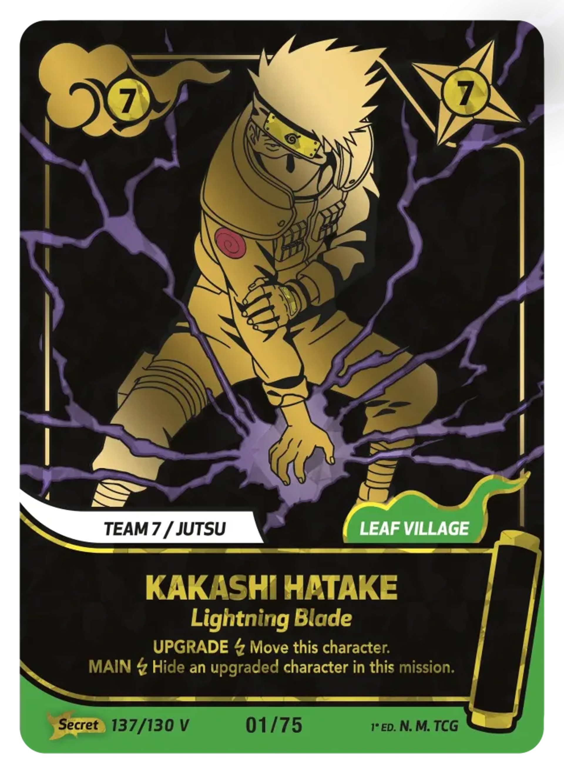 Kakashi Hatake - Lightning Blade — Konoha Shidō — Naruto Mythos TCG