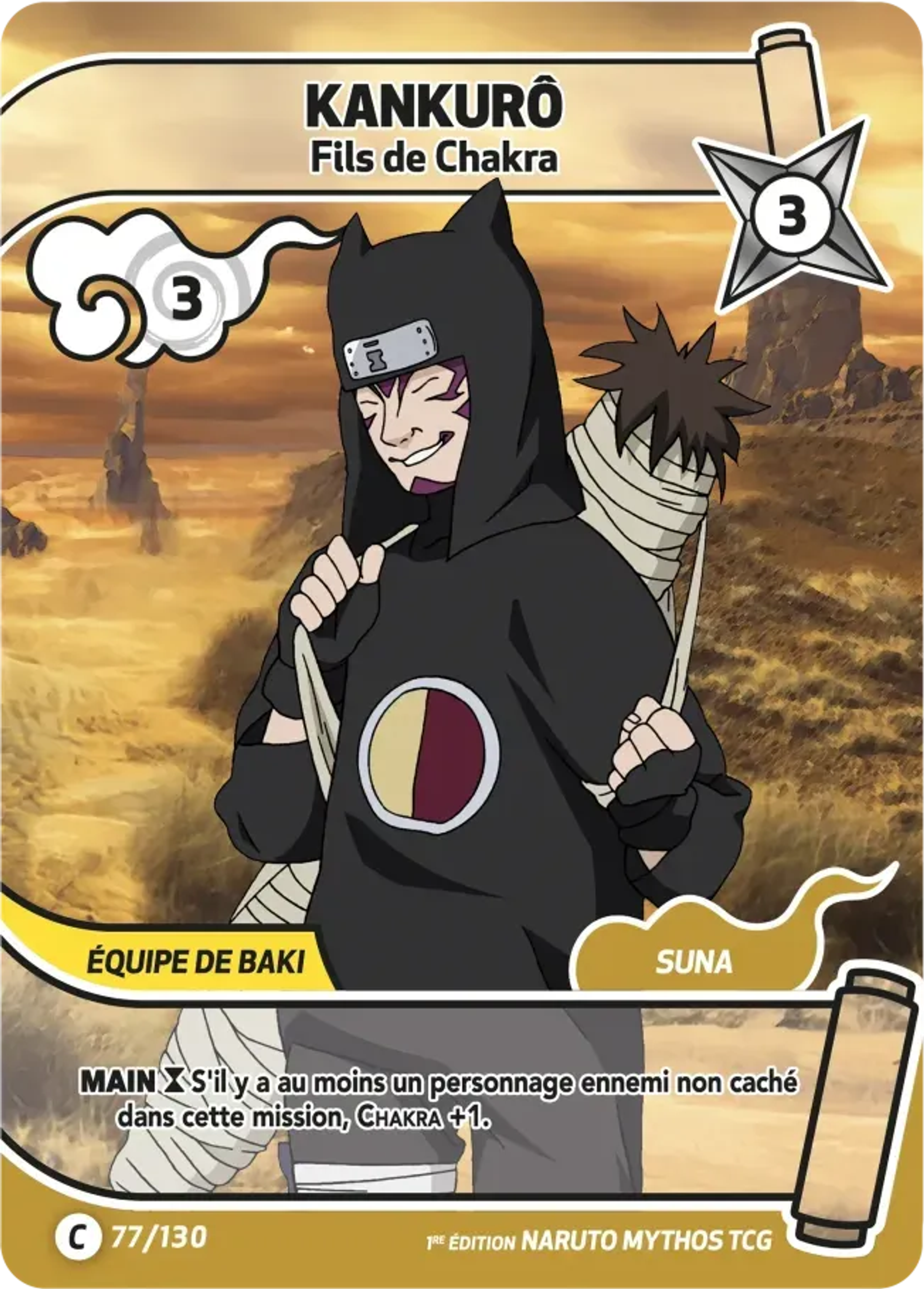 Kankurô - Fils de Chakra — Konoha Shidō — Naruto Mythos TCG