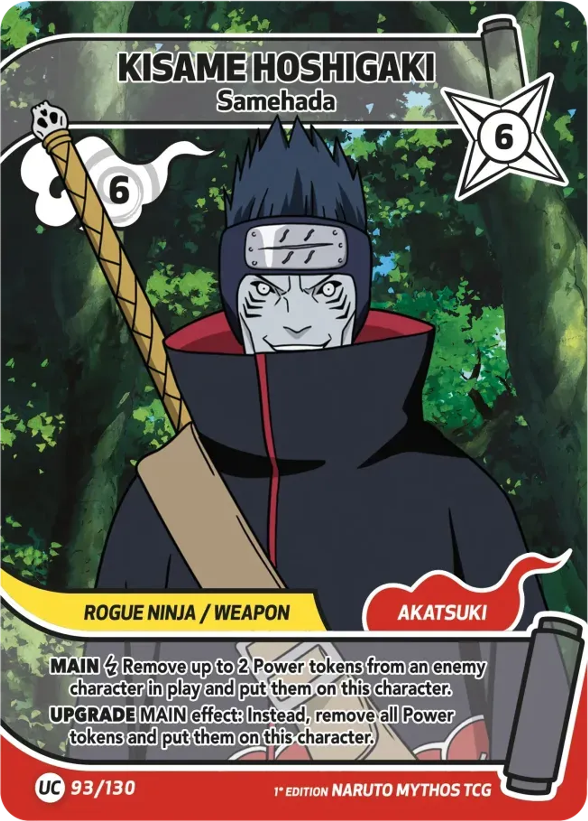 Kisame Hoshigaki - Samehada — Konoha Shidō — Naruto Mythos TCG
