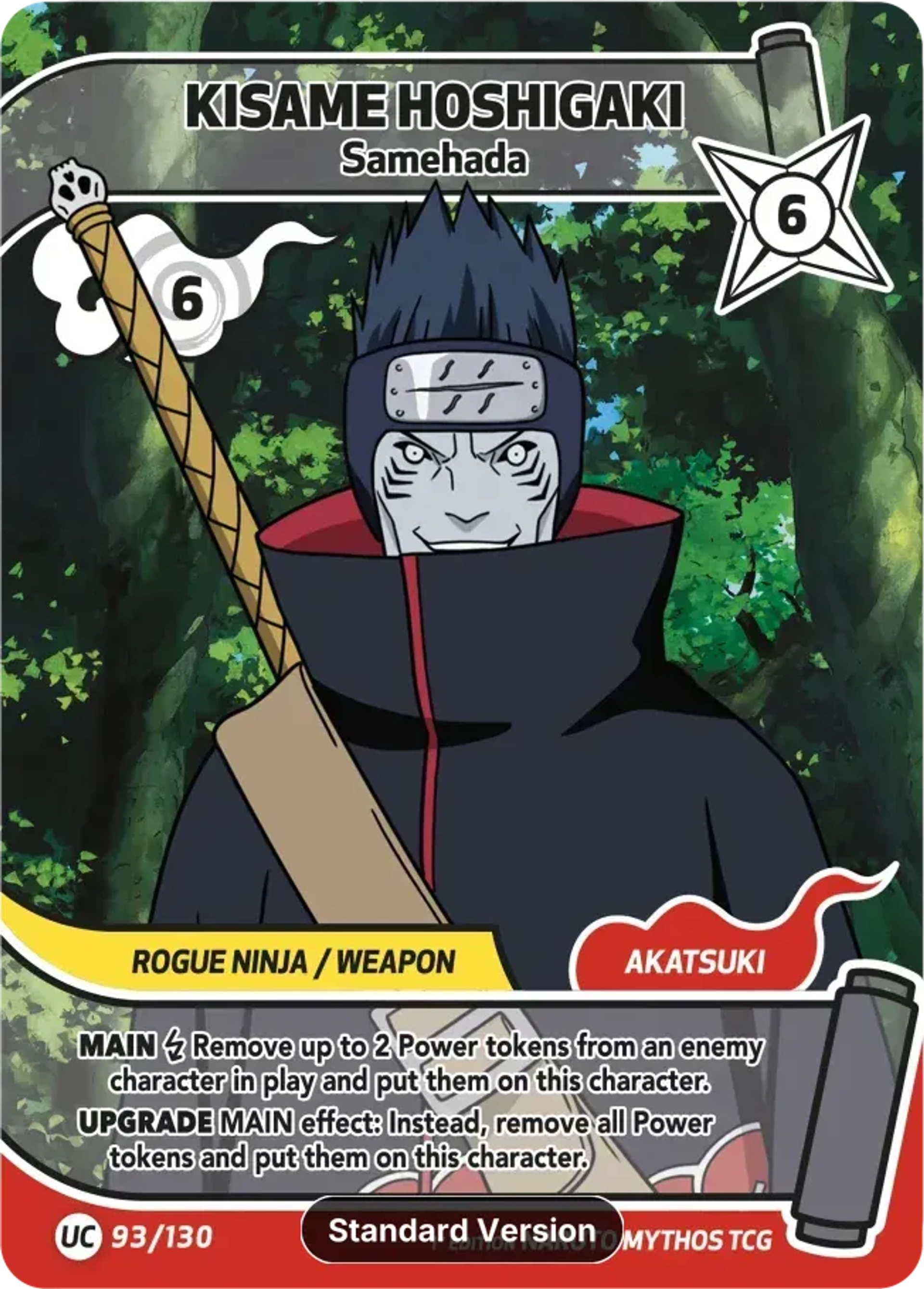 Kisame Hoshigaki - Samehada — Konoha Shidō — Naruto Mythos TCG