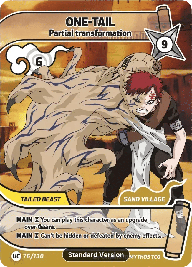 One-Tail - Partial transformation — Konoha Shidō — Naruto Mythos TCG