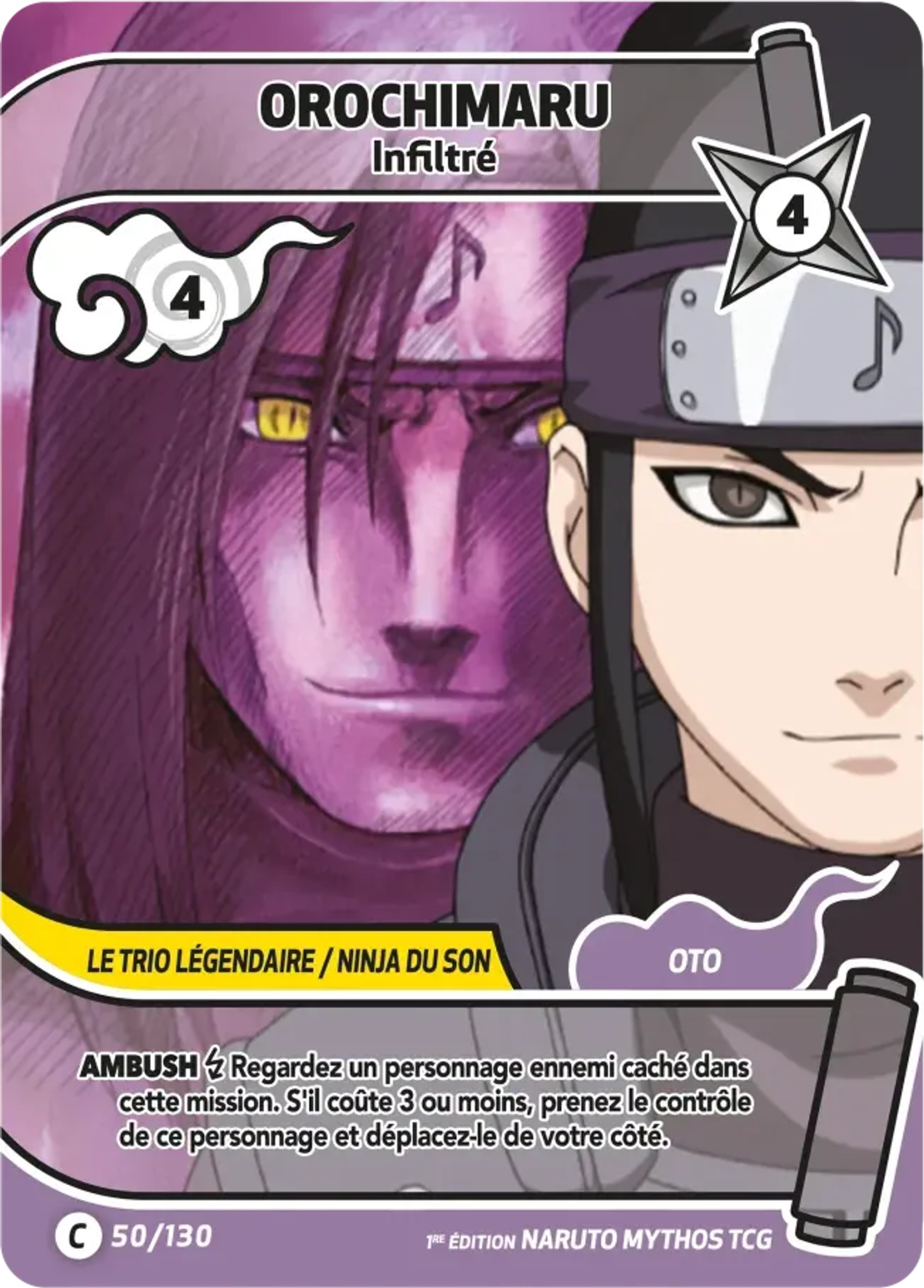 Orochimaru - Infiltré — Konoha Shidō — Naruto Mythos TCG